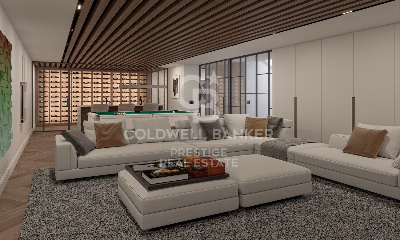 Casa única y exclusiva con vistas al mar en Sant Andreu de Llavaneres