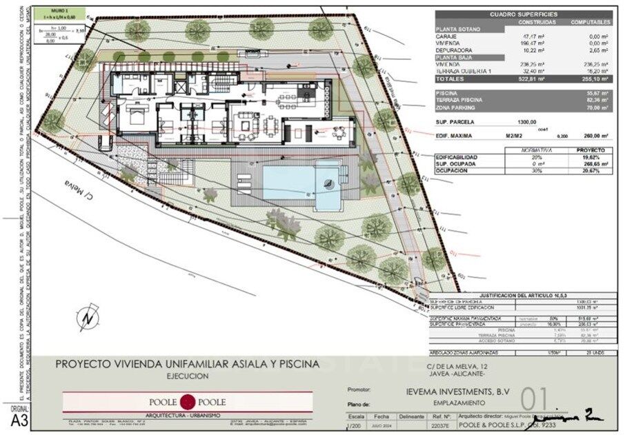 Projet de villa exceptionnel à Jávea !