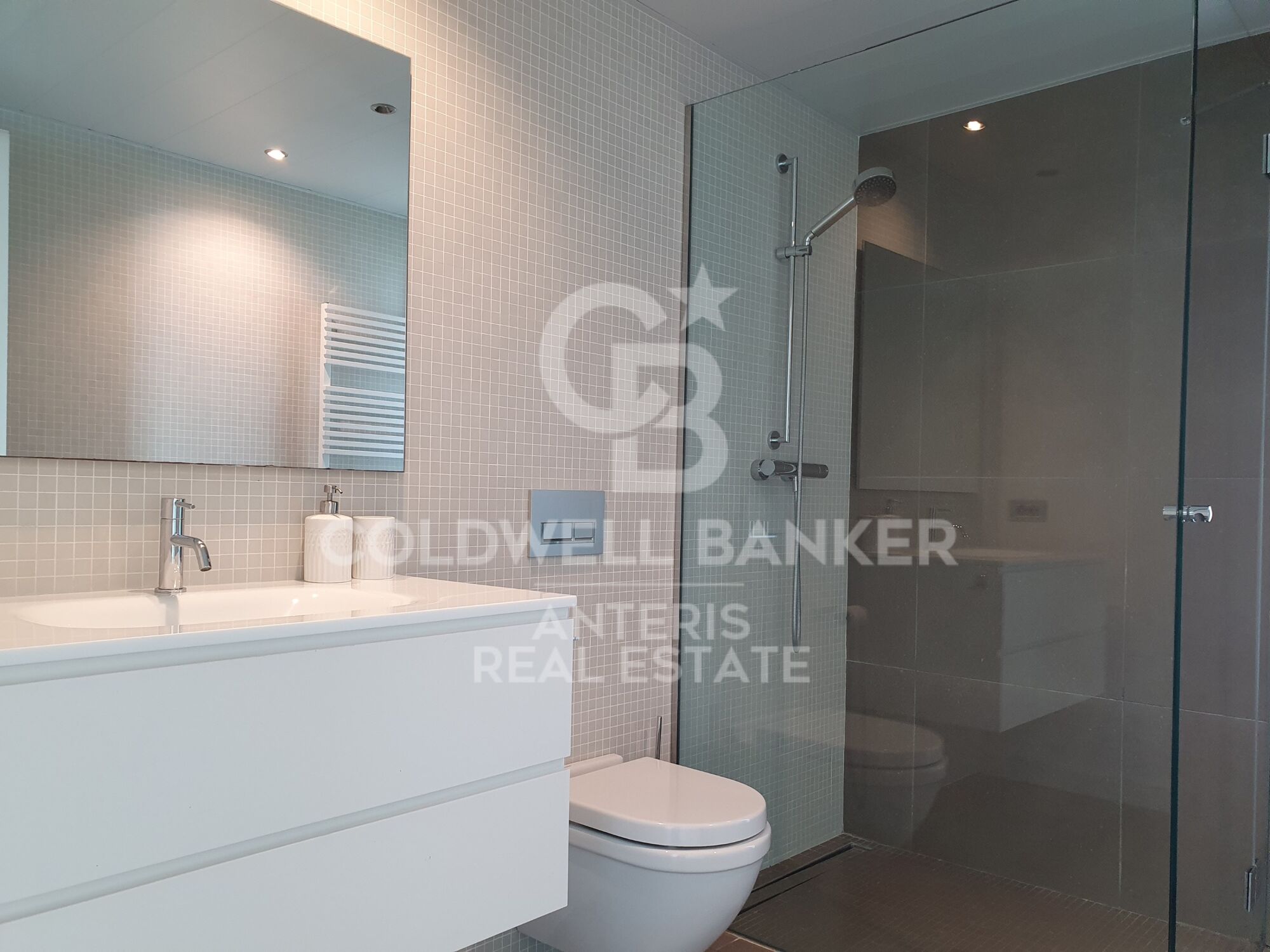 House with infinity pool and movie theater in prestigious residential area