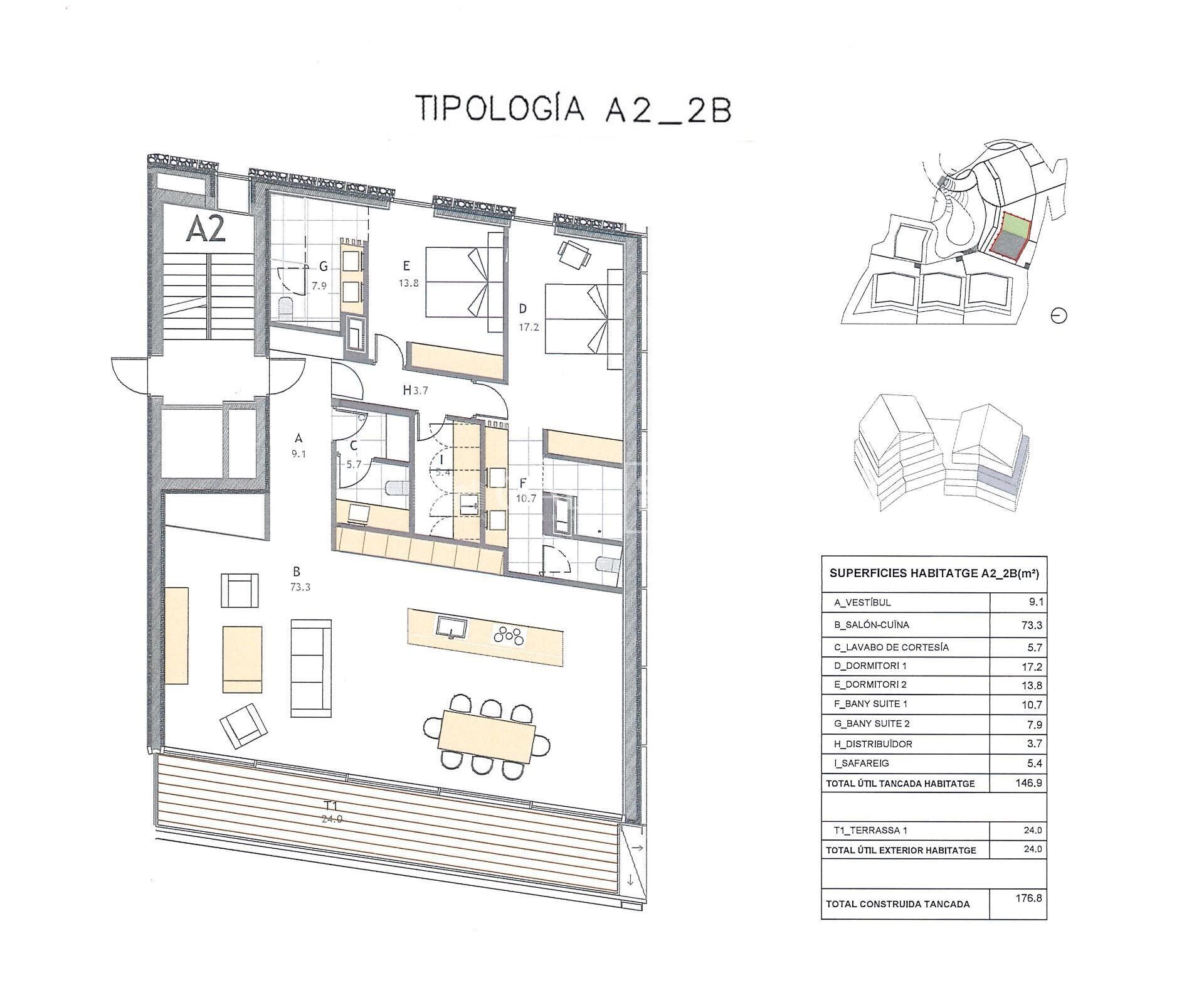 Apartment 2 Schlafzimmer Verkauf Ordino