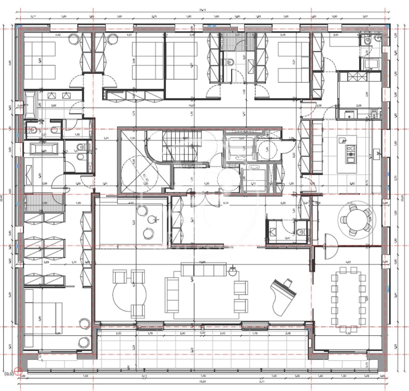 Luxuswohnung in Bonanova mit Gemeinschaftsbereich.