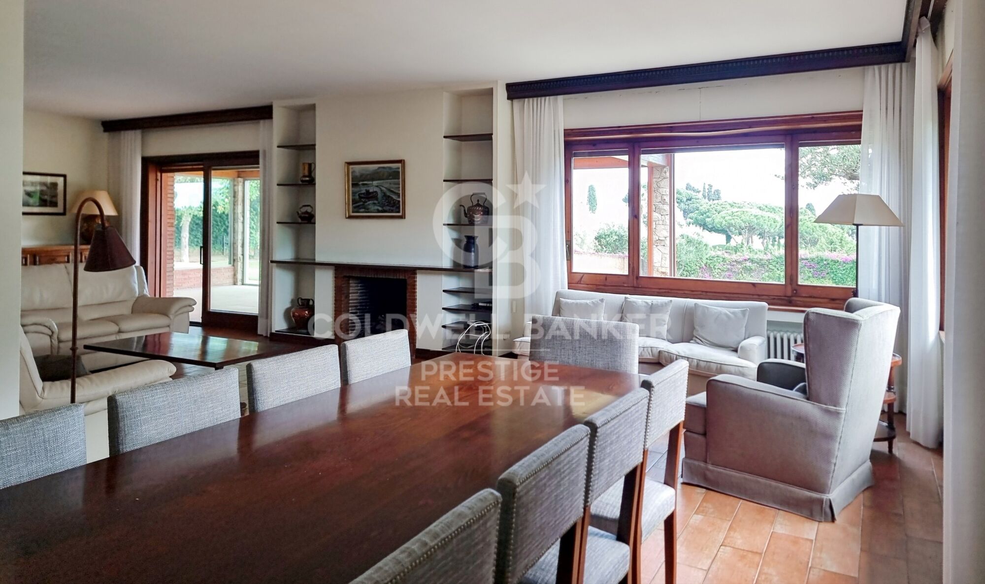 Country house with sea views and large plot in front of Sant Andreu de Llavaneres Golf.