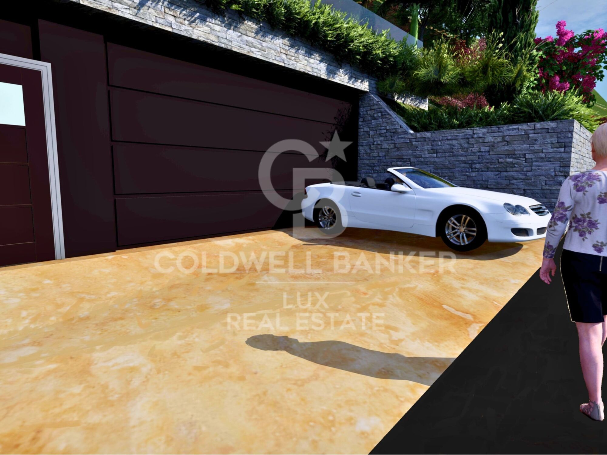 Villa avec vue sur la mer à Canyelles avec gros oeuvre entièrement achevé