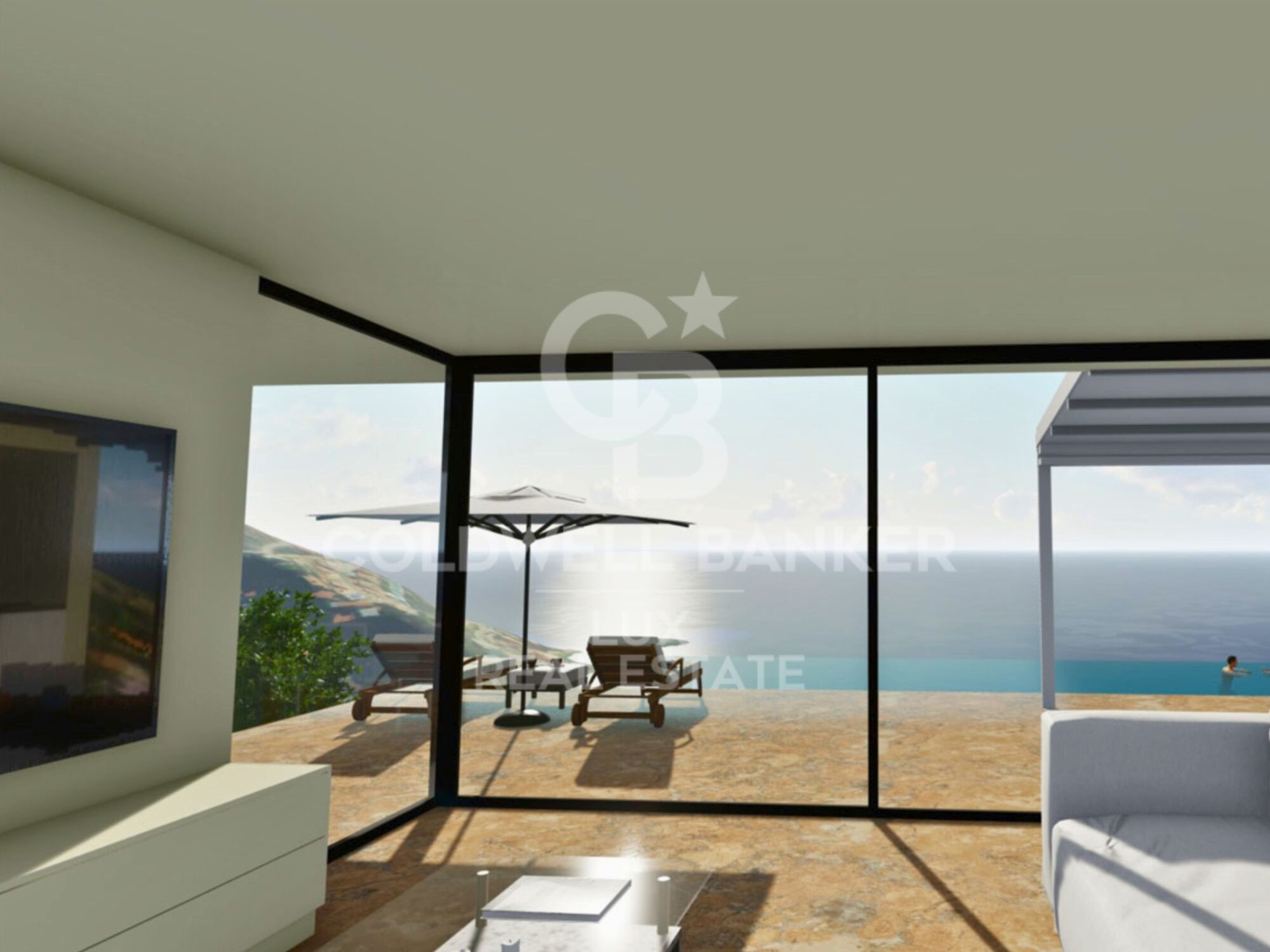 Villa with sea views in Canyelles with structural works fully completed
