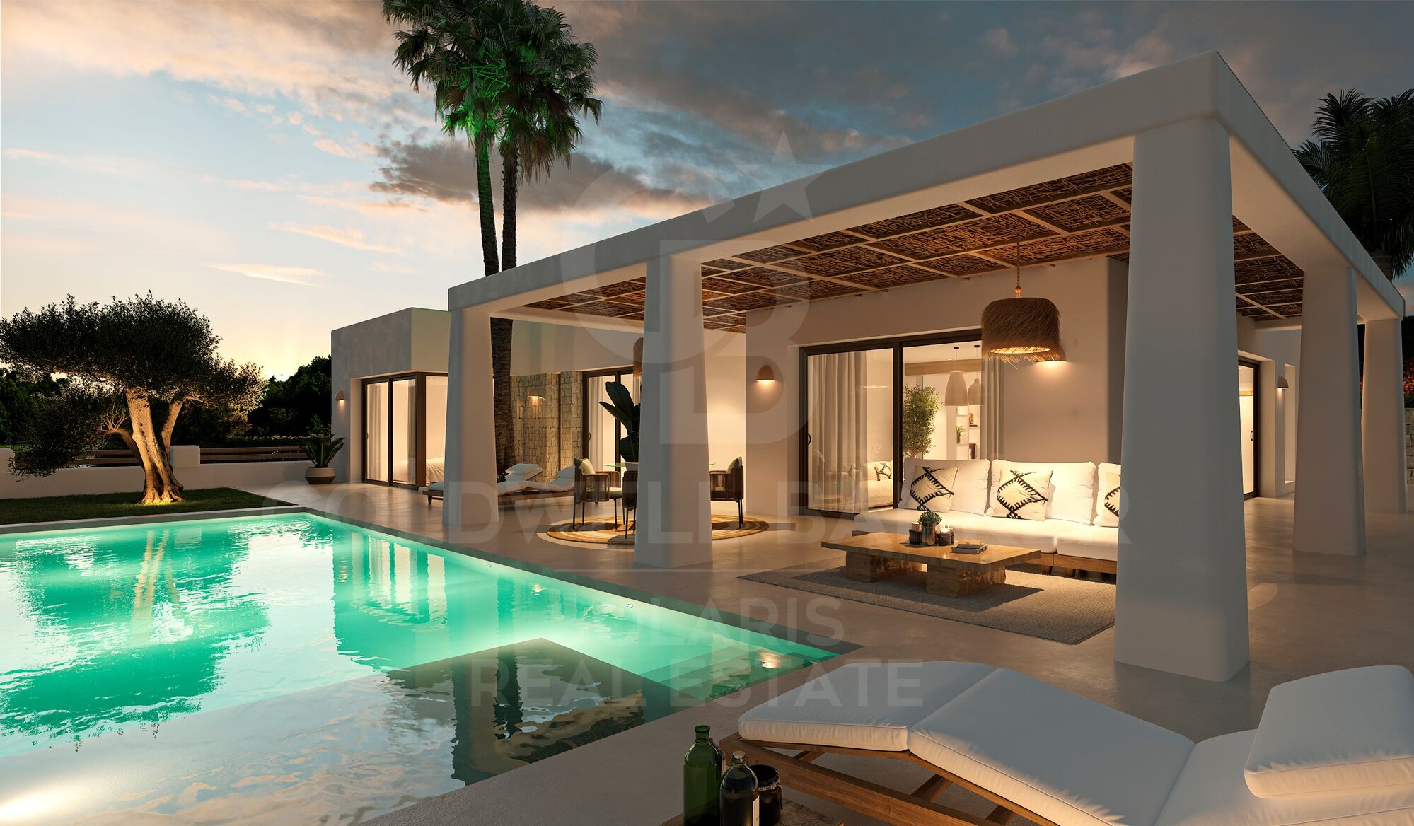 Villa Adela - Estilo Ibiza, Una Planta en Javea