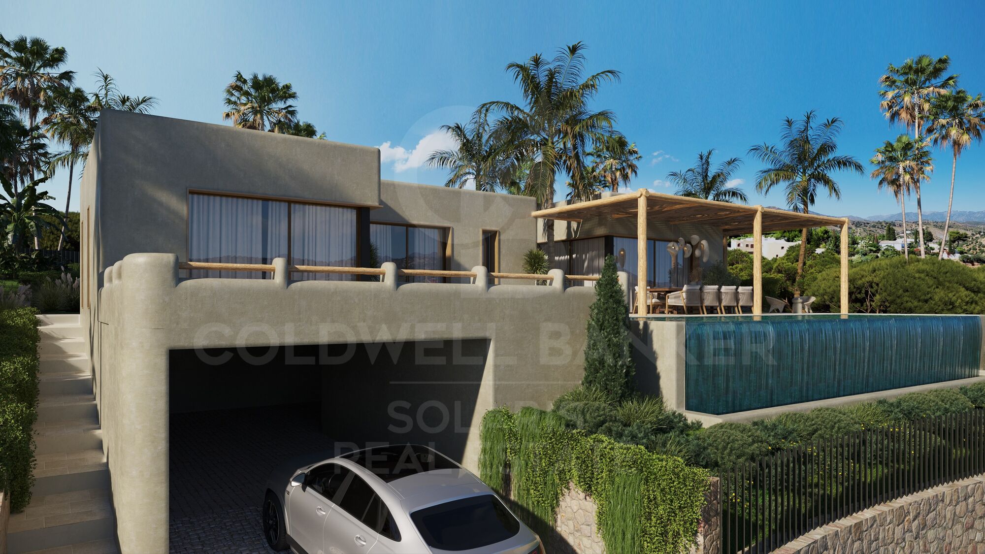 Villa Adela - Ibiza-Stil, Eingeschossig in Javea