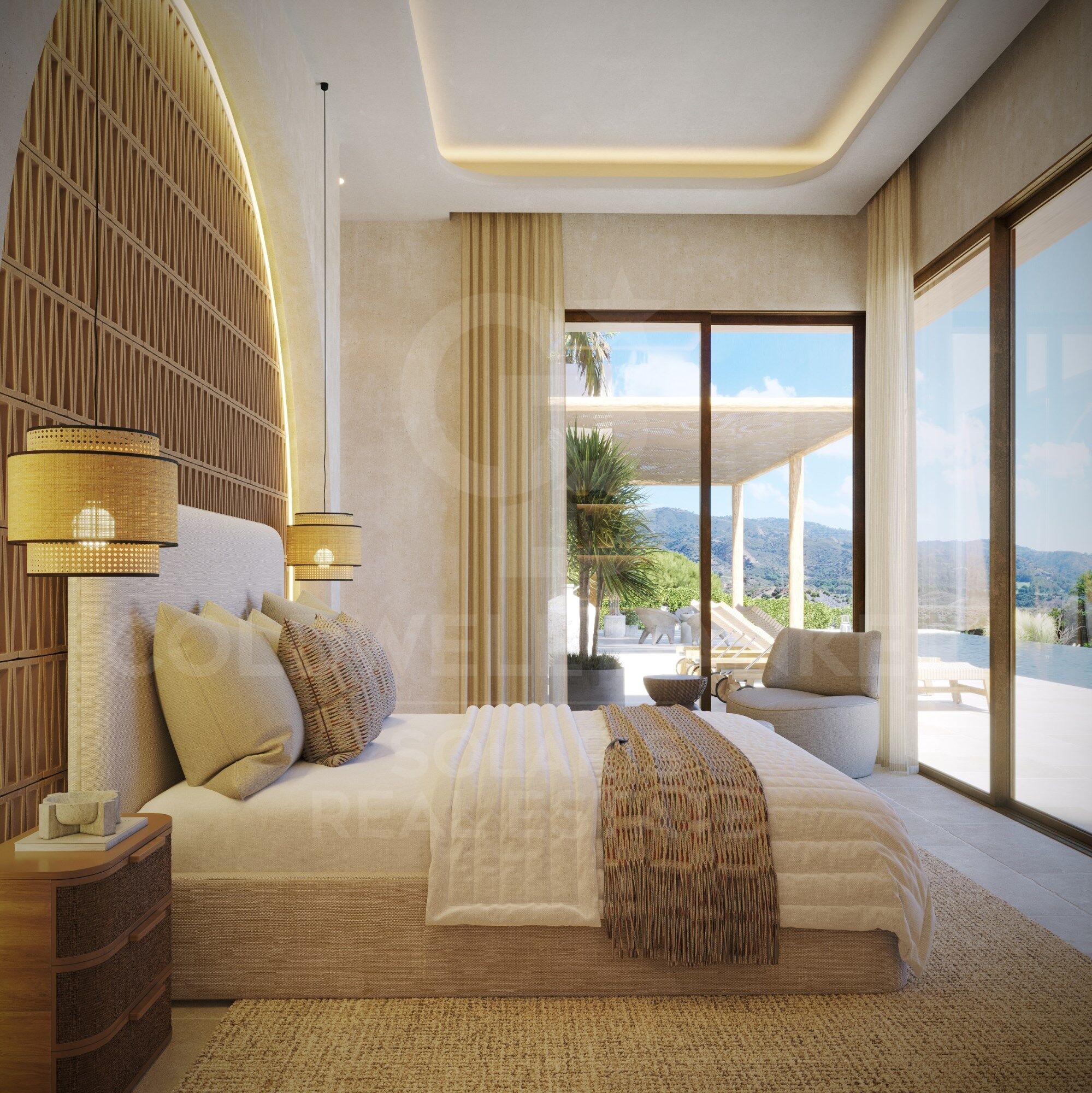 Villa Adela - Ibiza-Stil, Eingeschossig in Javea