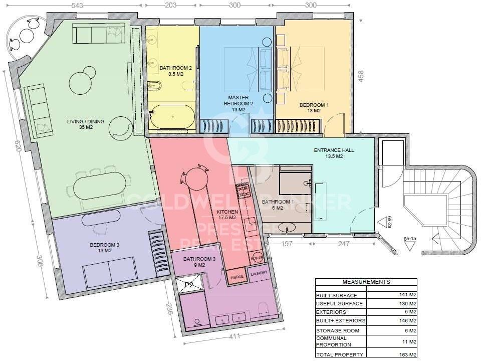 Luxury apartment for sale on Còrsega Street