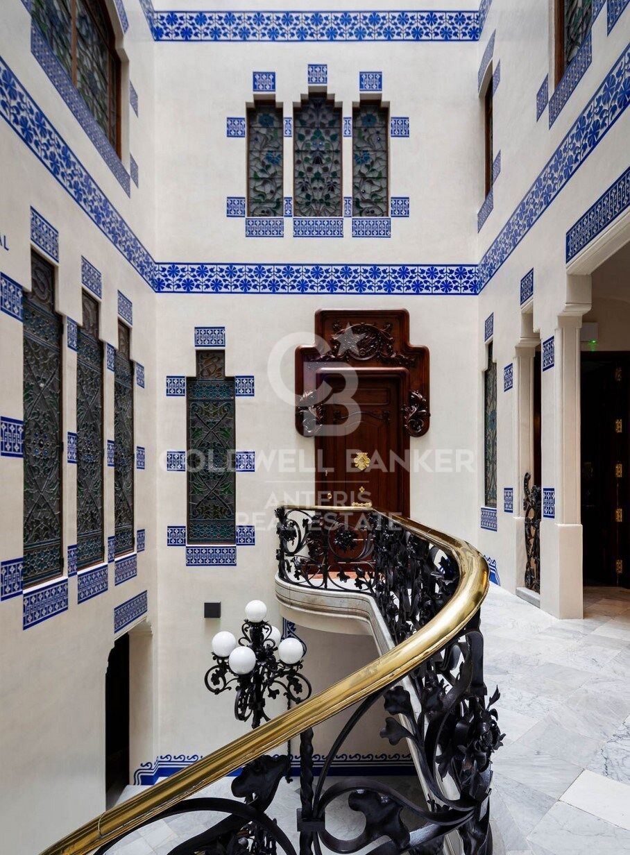 New development with modernist elements and sea views.