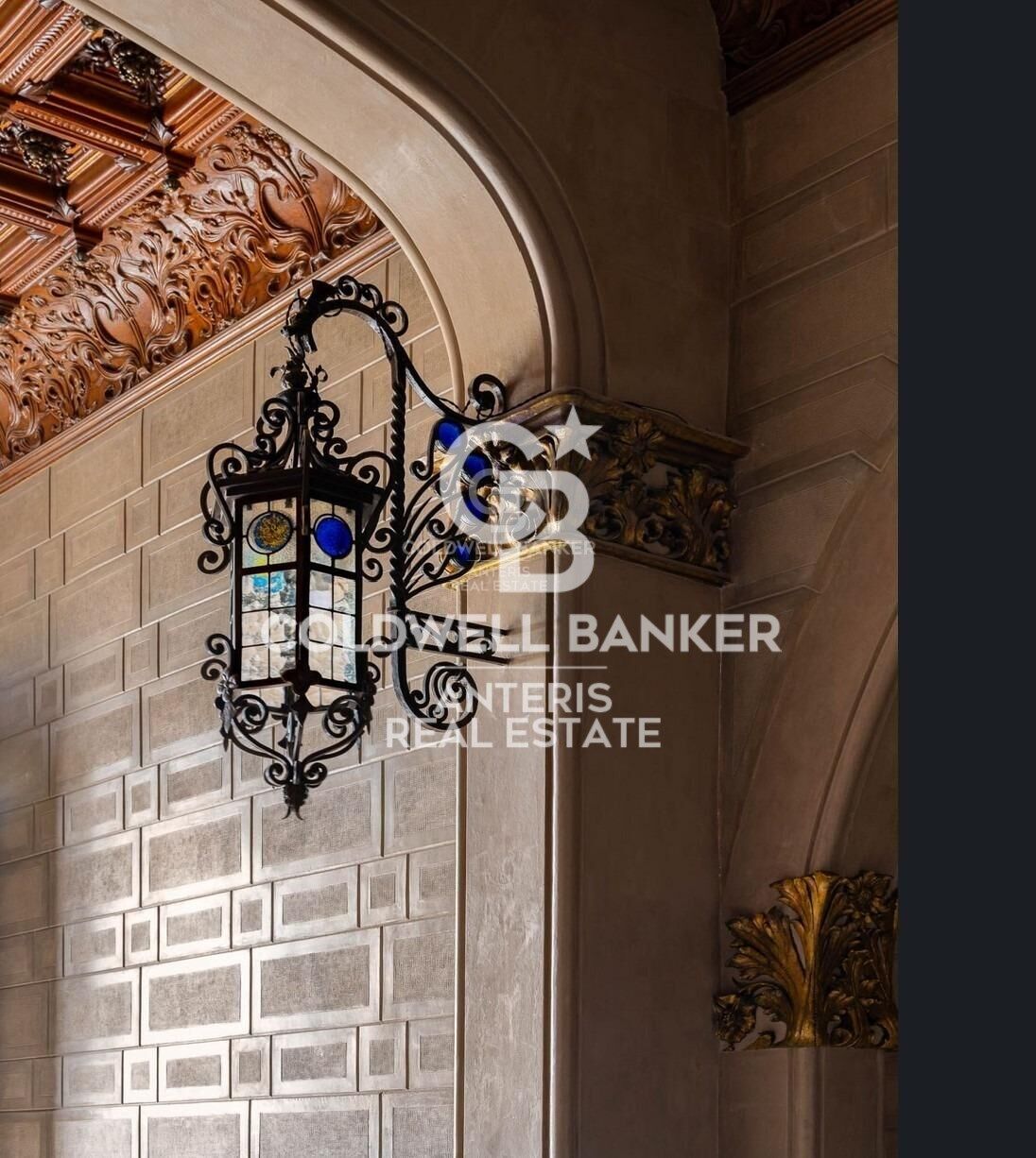 New development with modernist elements and sea views.