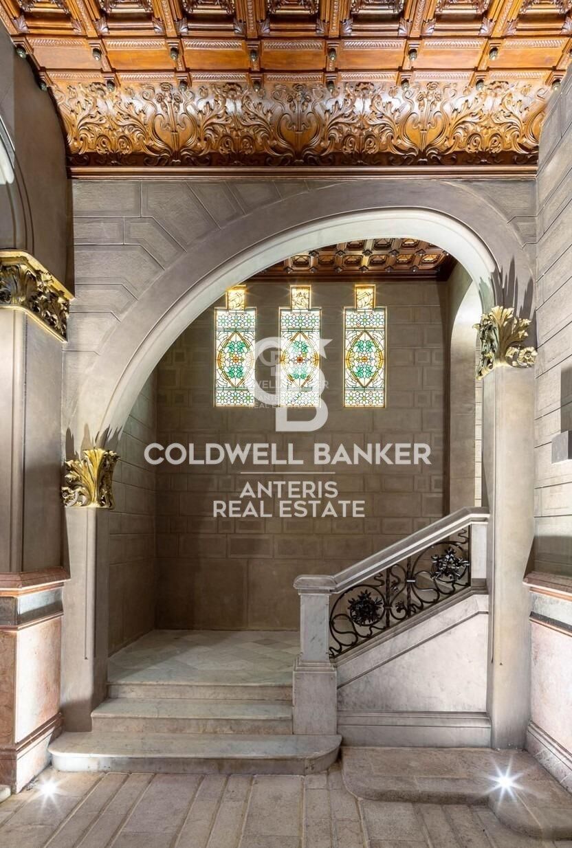 New development with modernist elements and sea views.