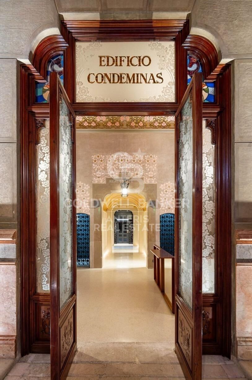 New development with modernist elements and sea views.