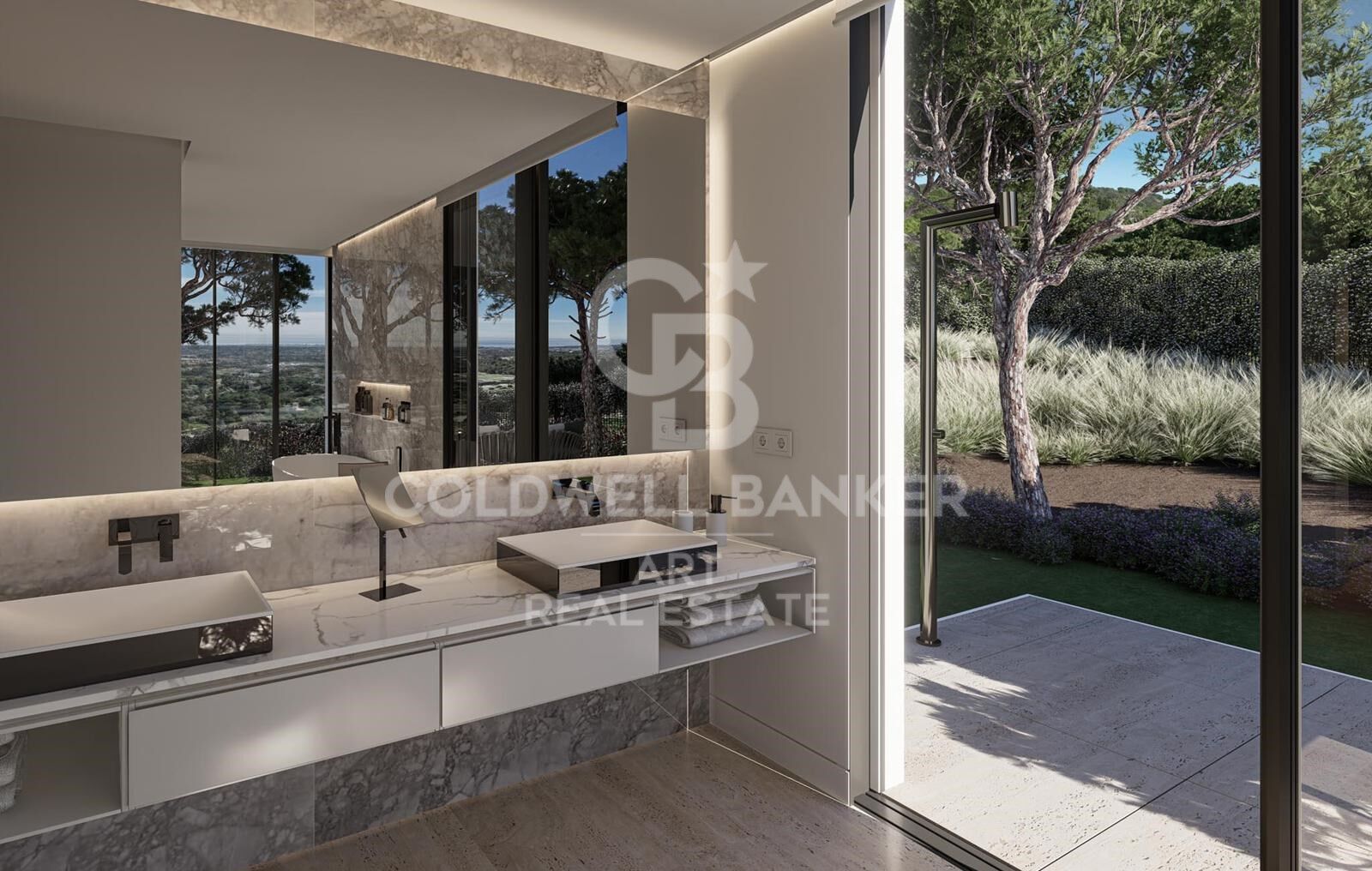Espectacular villa con vistas panorámicas en la Reserva de Sotogrande