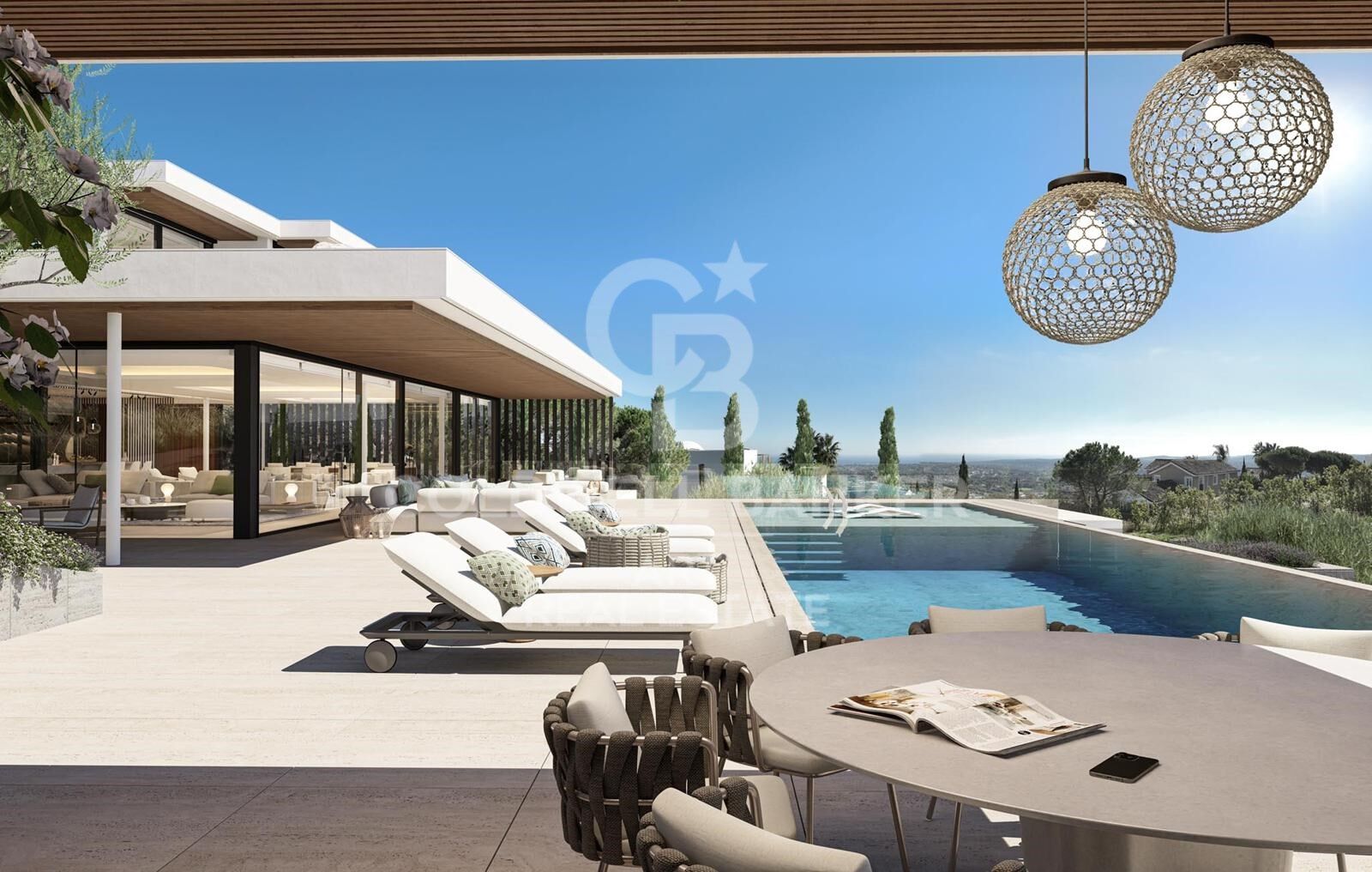 Espectacular villa con vistas panorámicas en la Reserva de Sotogrande
