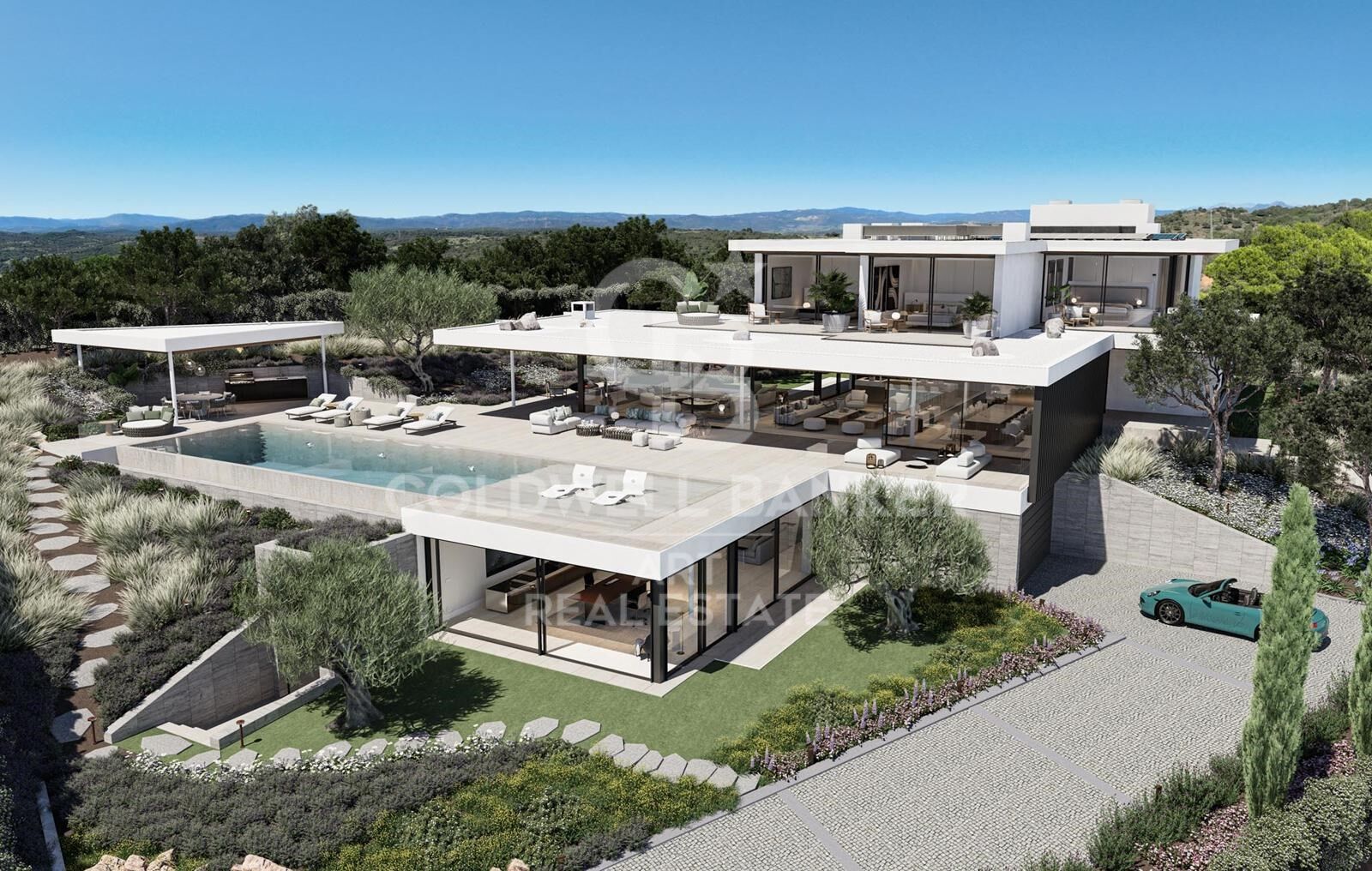 Villa spectaculaire avec vue panoramique dans la réserve de Sotogrande