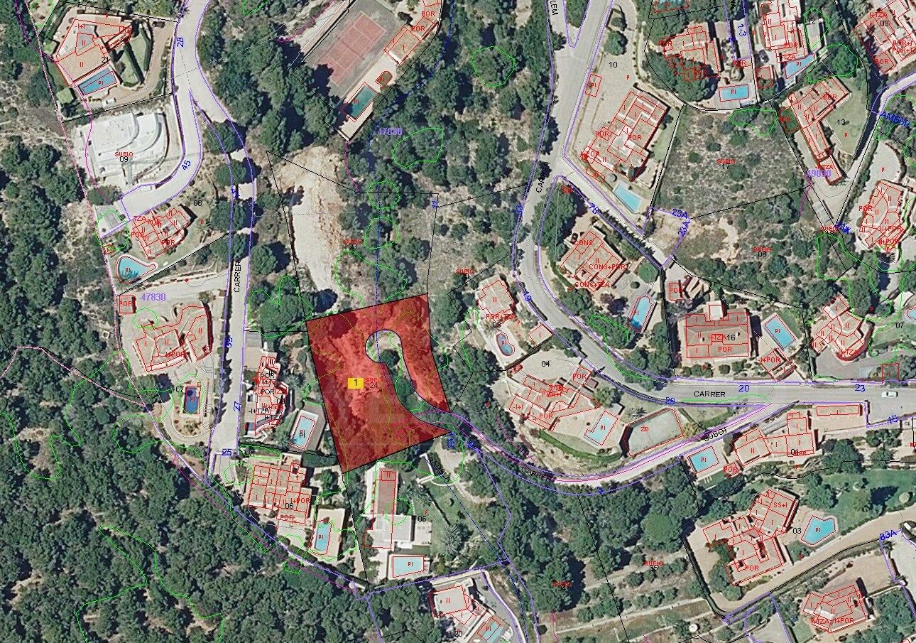 Terreno en La Corona con vistas al Mar con proyecto opcional