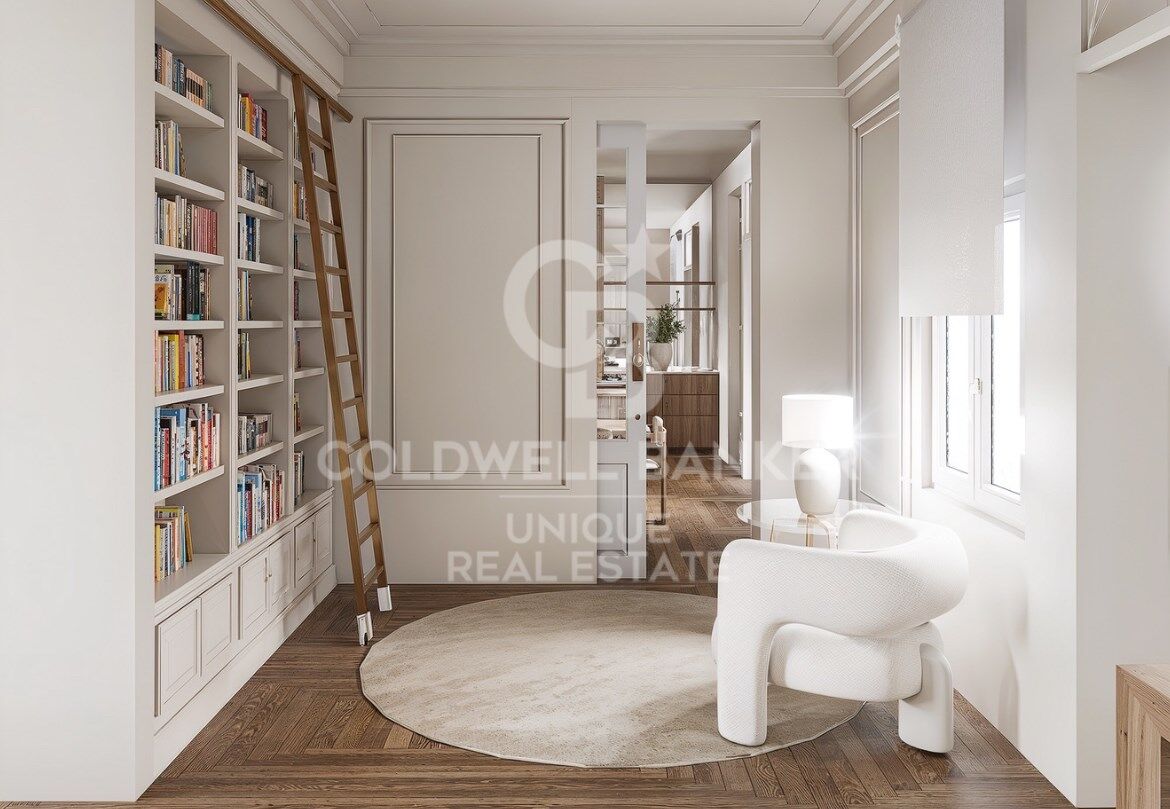 Exclusiva vivienda en venta con terraza y encanto clásico, en Barrio de Salamanca, Madrid