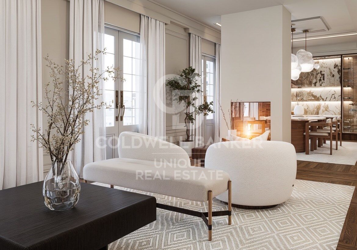 Propriété exclusive à vendre avec terrasse et charme classique, dans le Barrio de Salamanca, Madrid