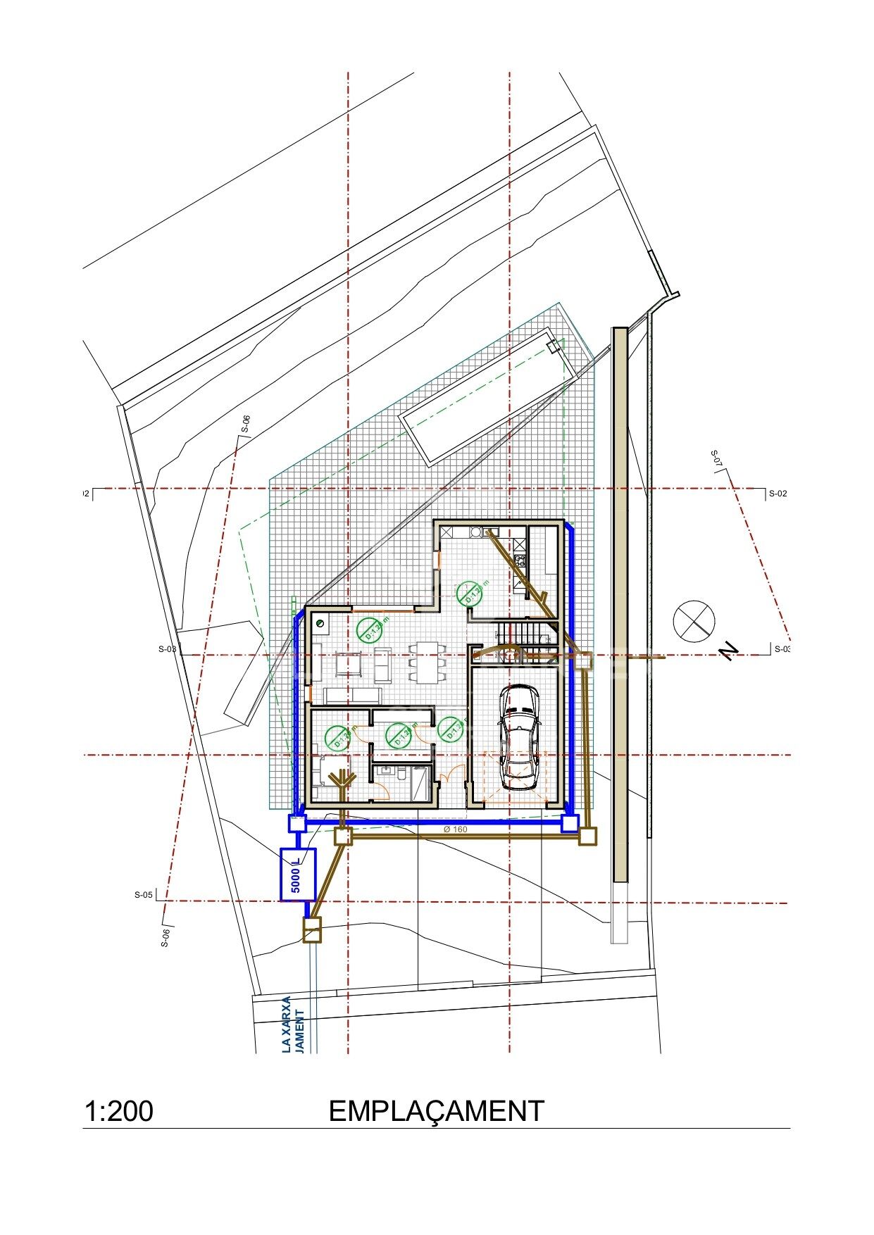 Single-family house project