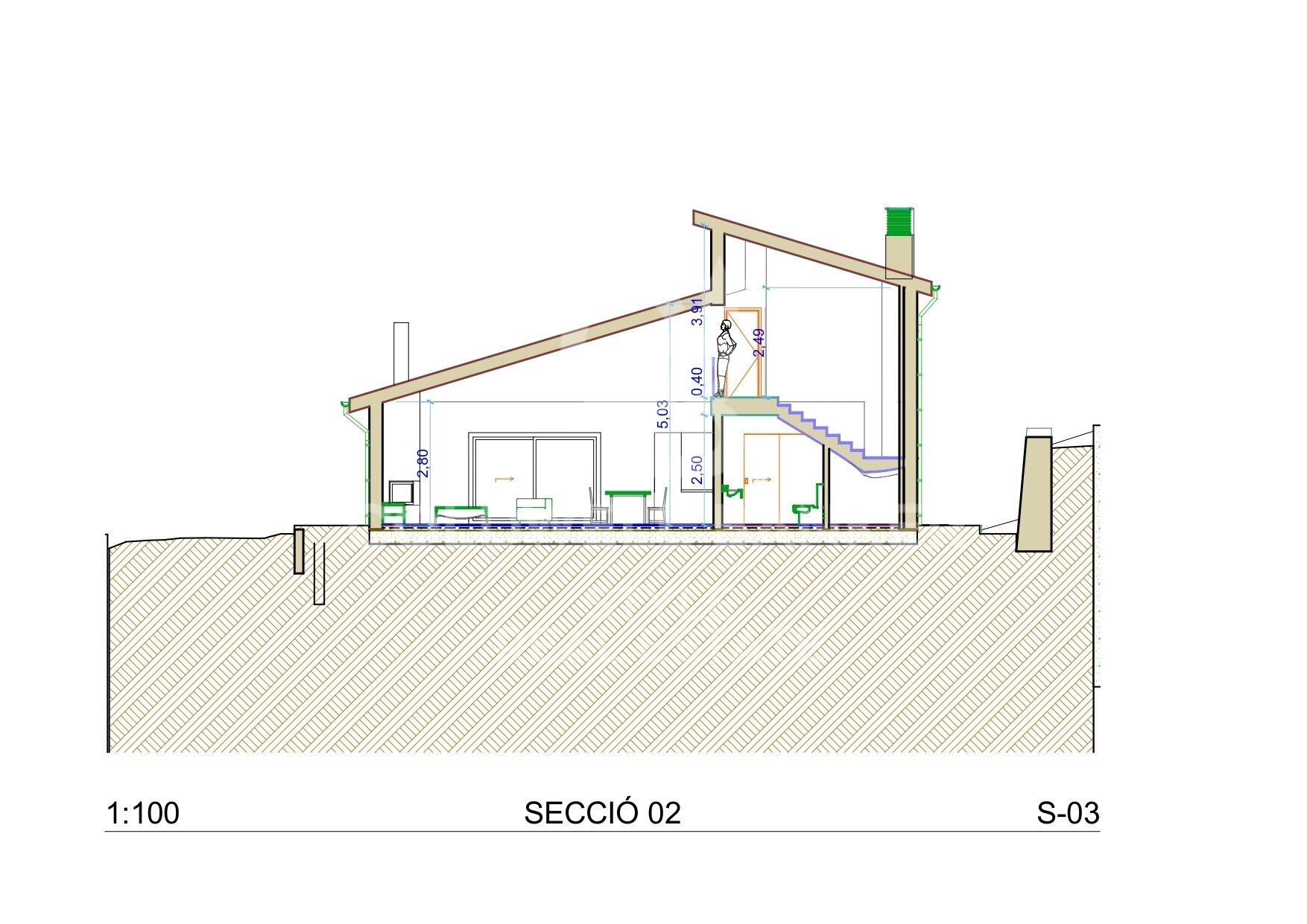 Single-family house project