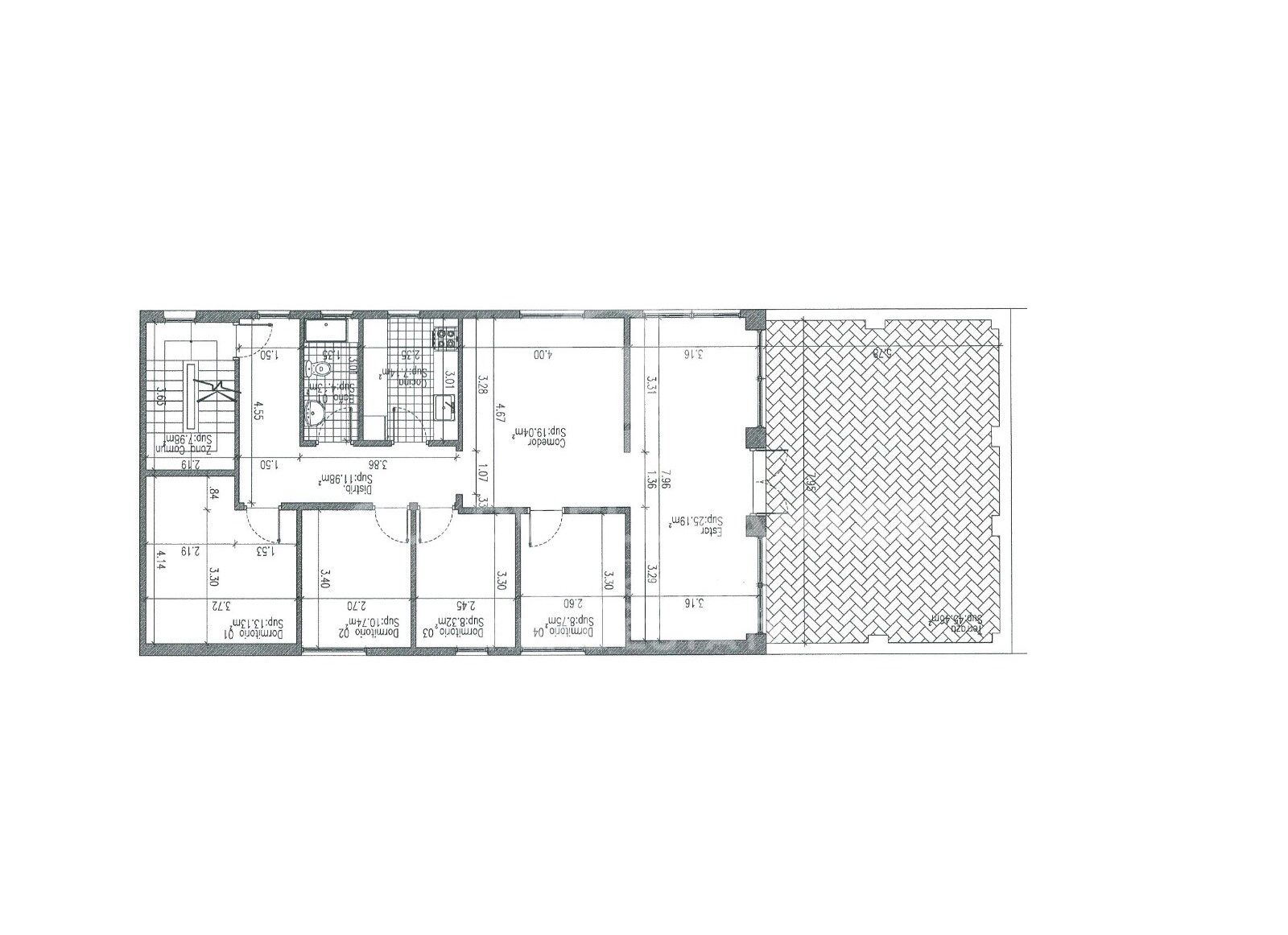 Aux 3 vents, première ligne avec vue mer et terrasse de 50m2 au rez-de-chaussée