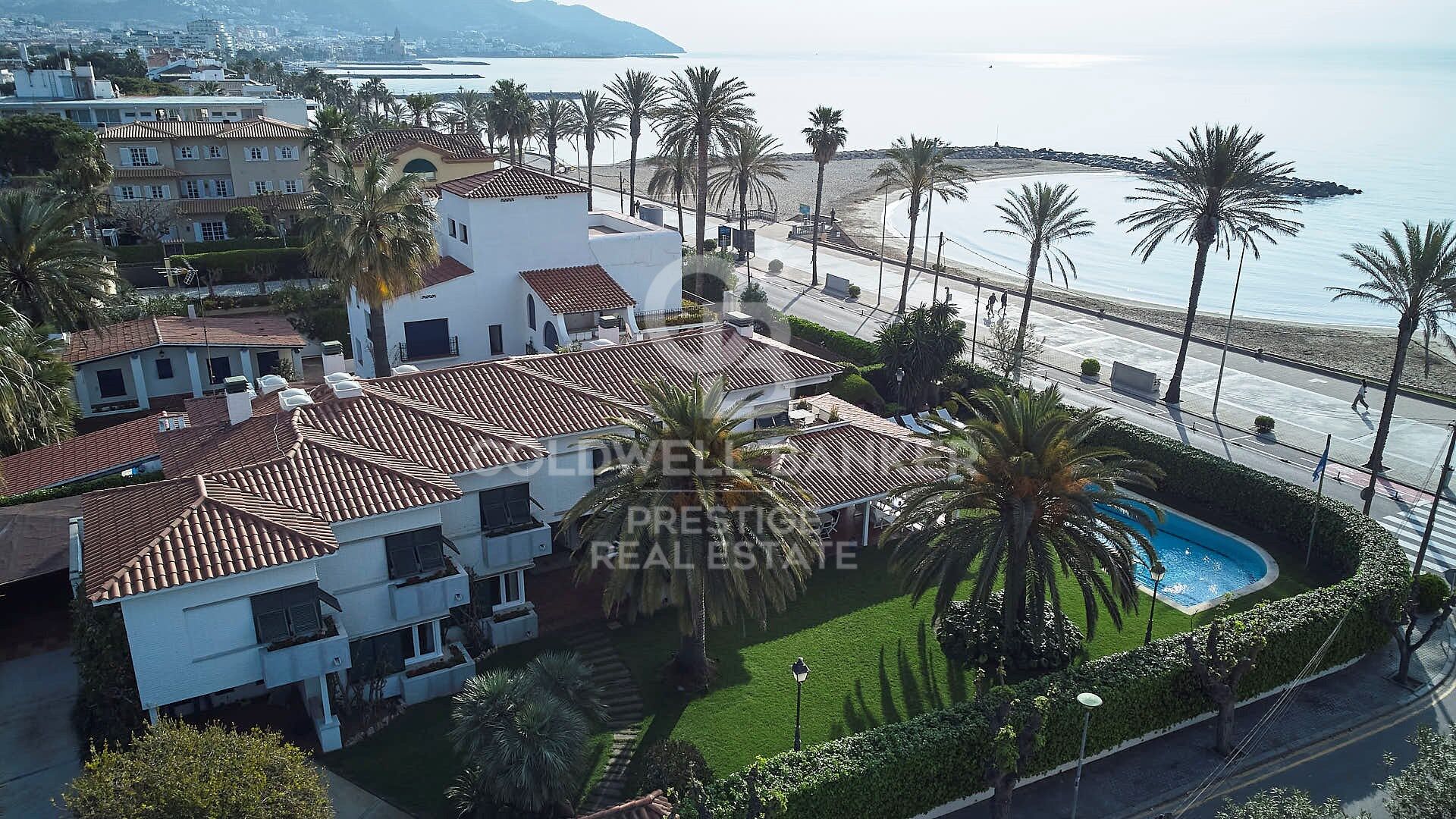 Luxury home on the seafront of Sitges