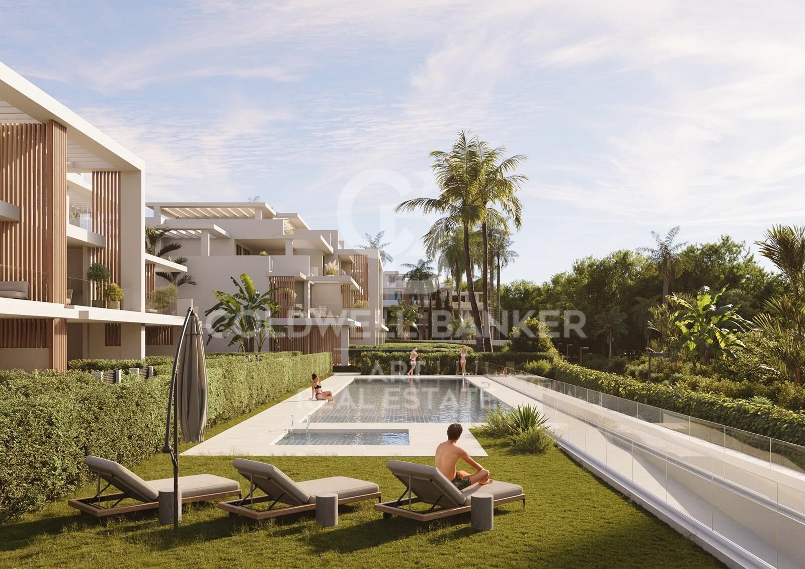 Luxury apartments with sea views in Royal Park, Estepona