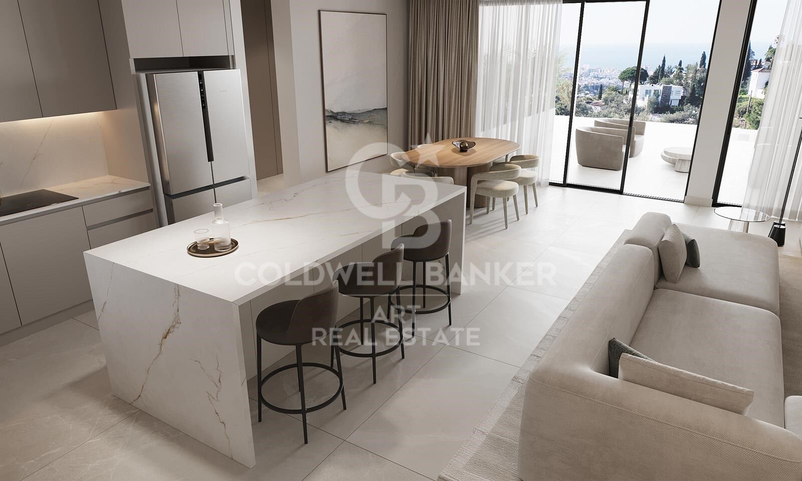 Luxury apartments with sea views in Royal Park, Estepona