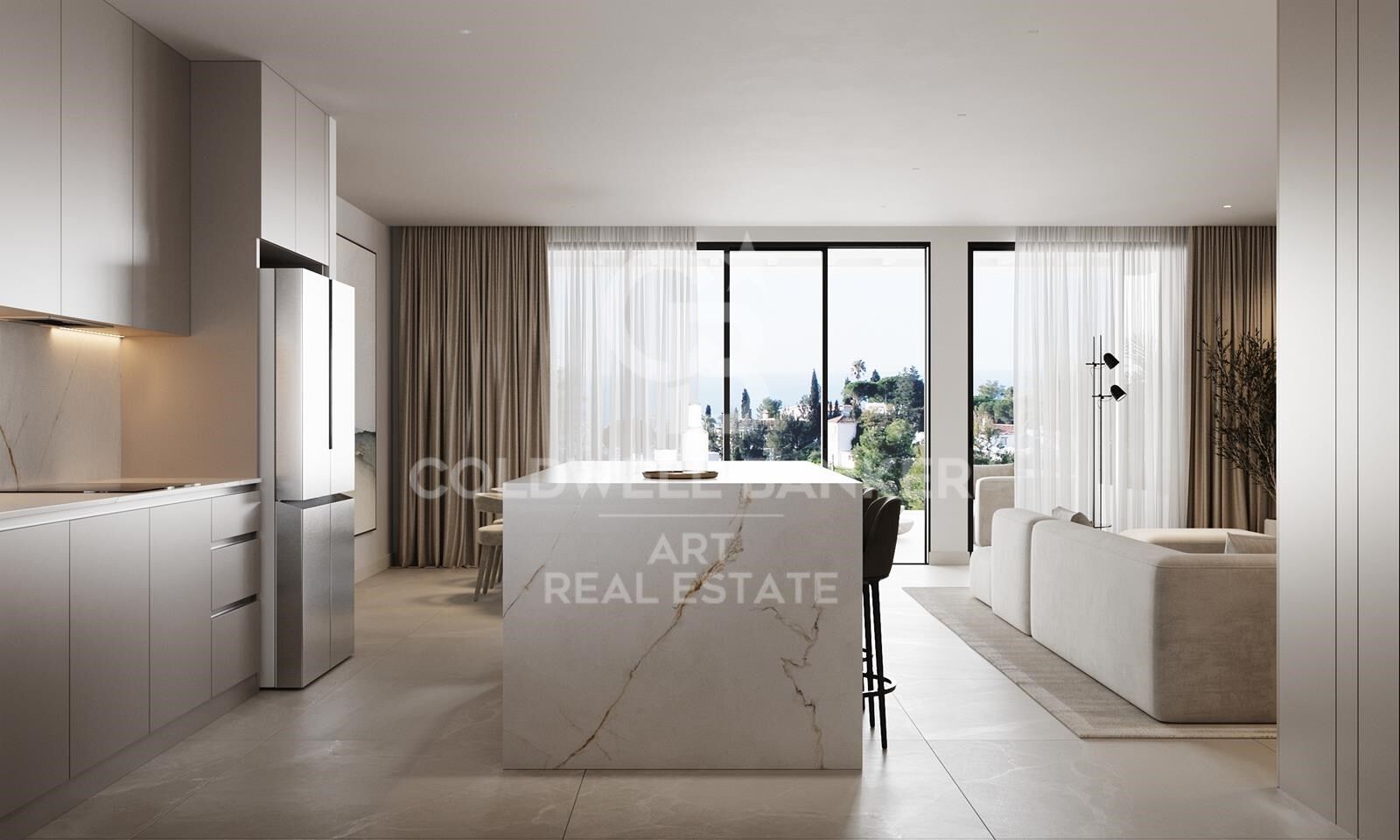 Luxury apartments with sea views in Royal Park, Estepona