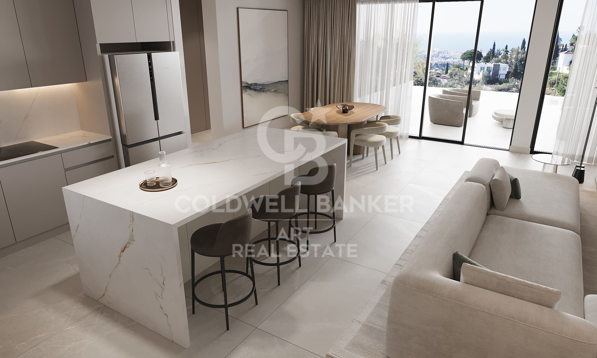 Luxury apartments with sea views in Royal Park, Estepona