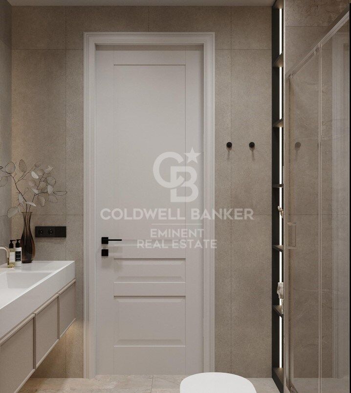 Designwohnung in einem Regalen Gebäude im Eixample mit Komplettsanierung und Blick auf den Passeig de Sant Joan