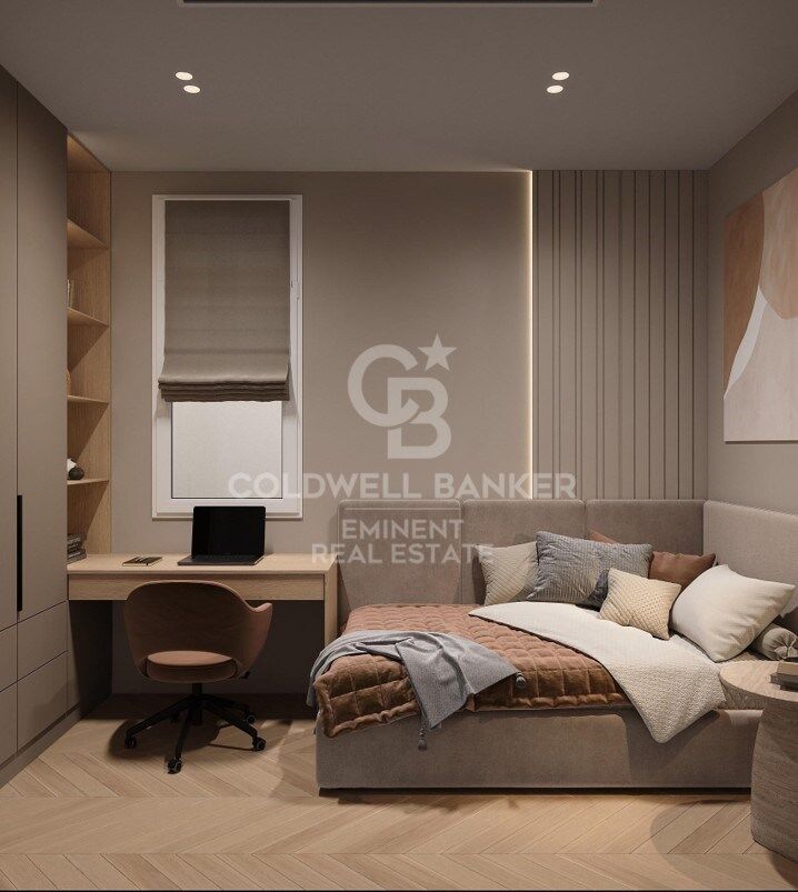 Designwohnung in einem Regalen Gebäude im Eixample mit Komplettsanierung und Blick auf den Passeig de Sant Joan