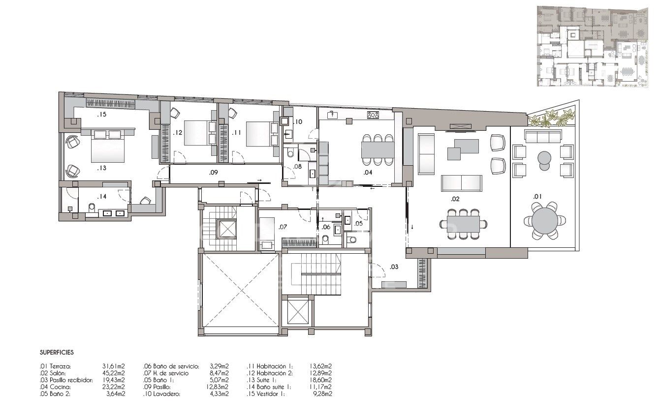 Piso para estrenar en Johann Sebastian Bach, Sant Gervasi