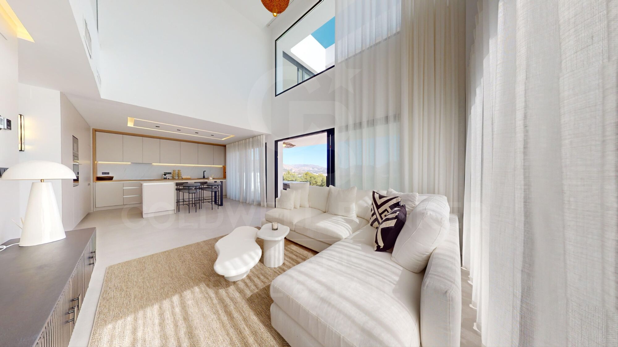 Villas de Ponoig, complexe exclusif avec vue sur la mer et la montagne.