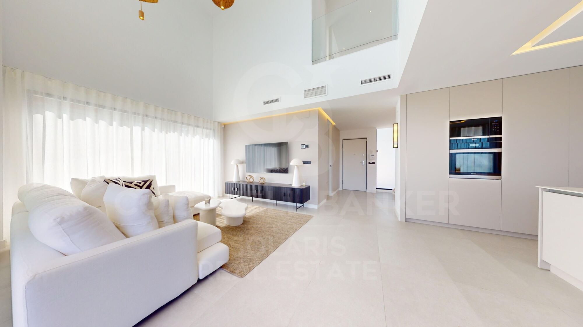 Villas de Ponoig, complexe exclusif avec vue sur la mer et la montagne.