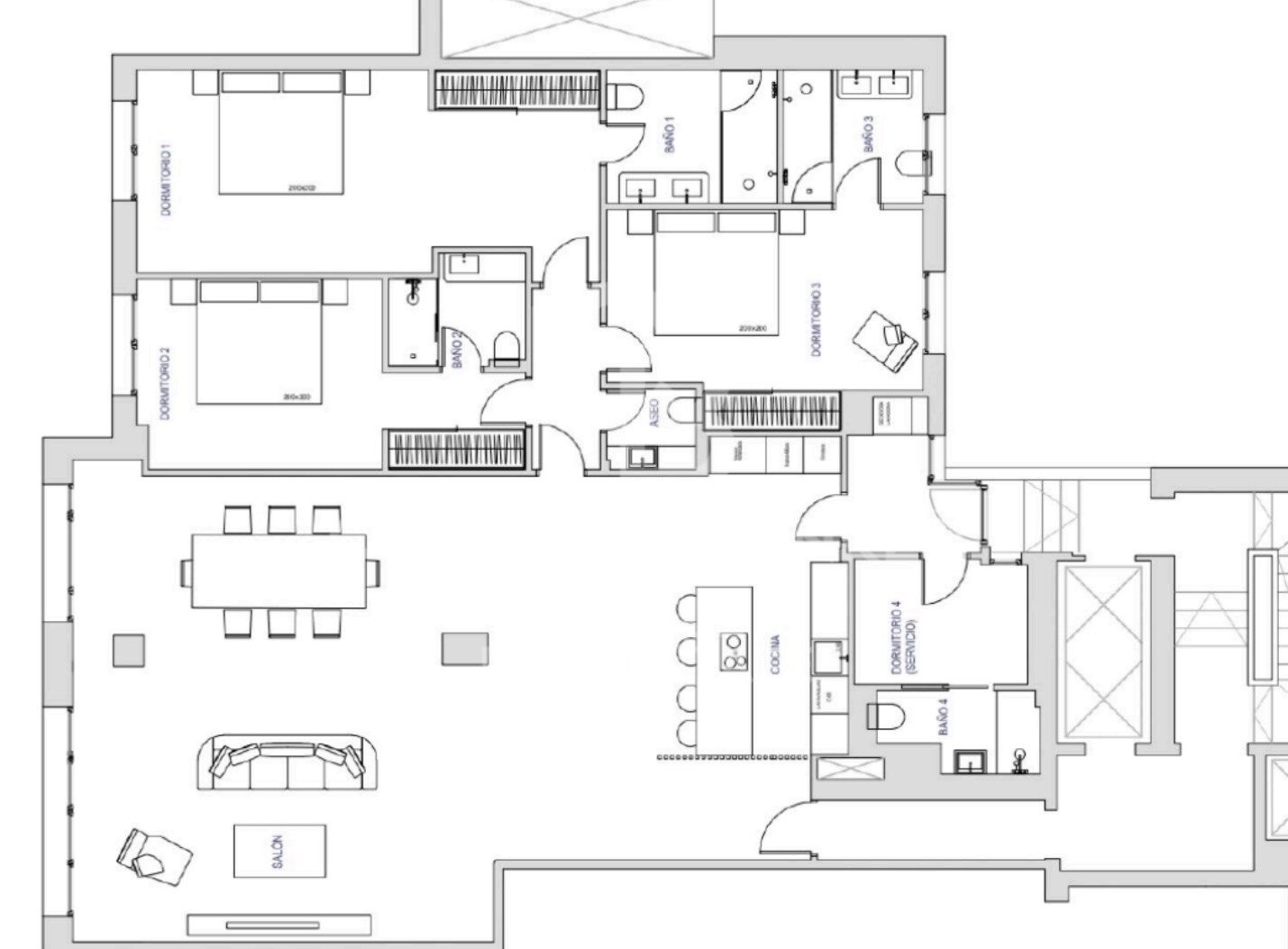 Exclusivo piso luminoso en el corazón del barrio de Castellana, Madrid