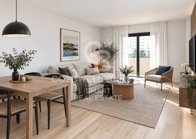 Development of 12 flats in Sagrada Familia, with terrace, garage and storage room.