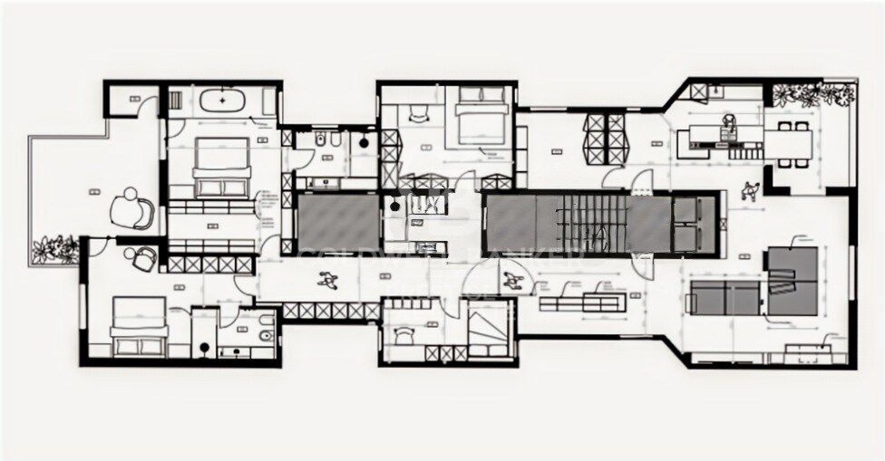 Exklusives Penthouse zum Verkauf mit großer Terrasse und atemberaubendem Panoramablick