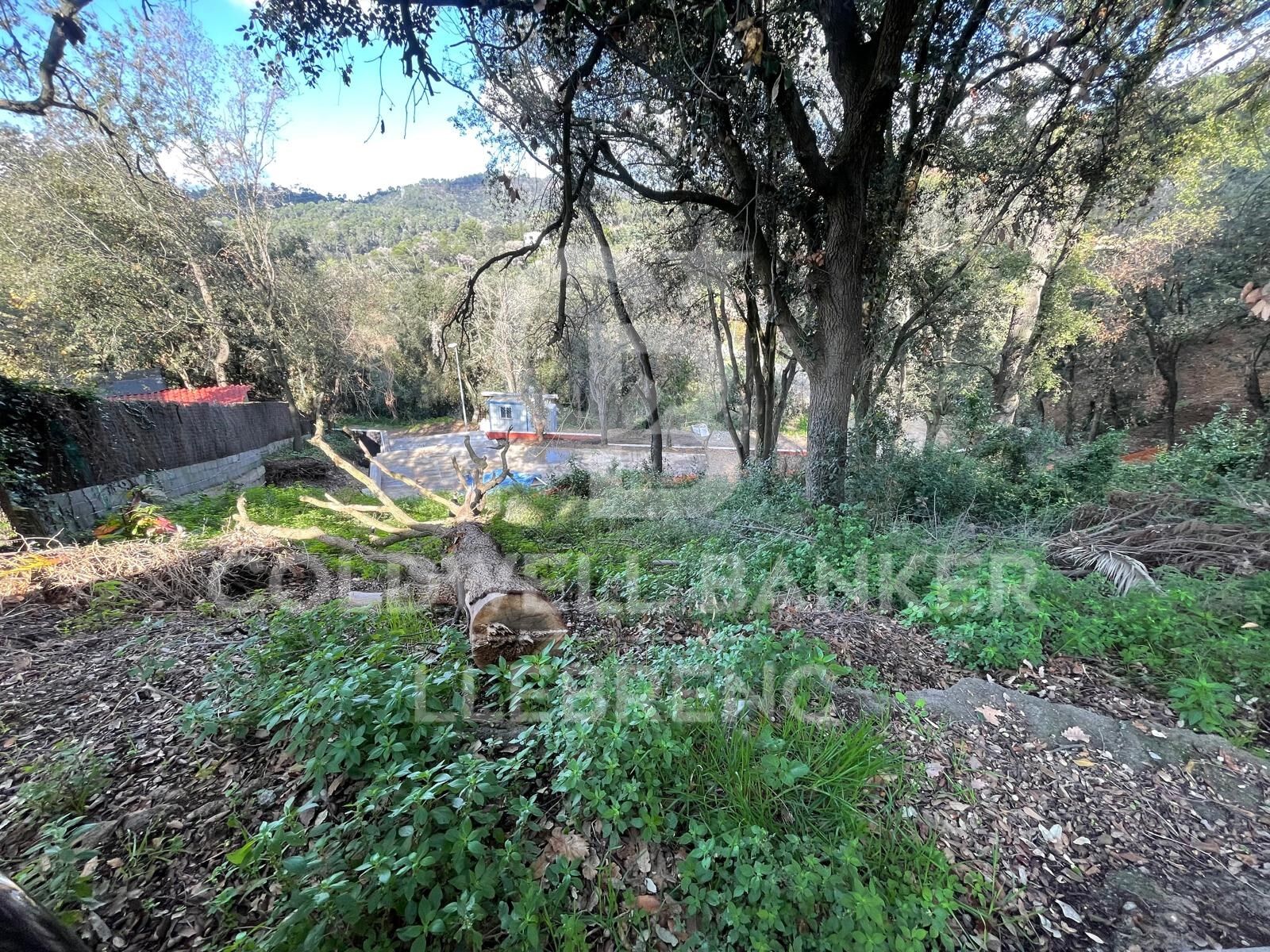 600 m² building plot for sale in Vallvidrera with project and construction license.