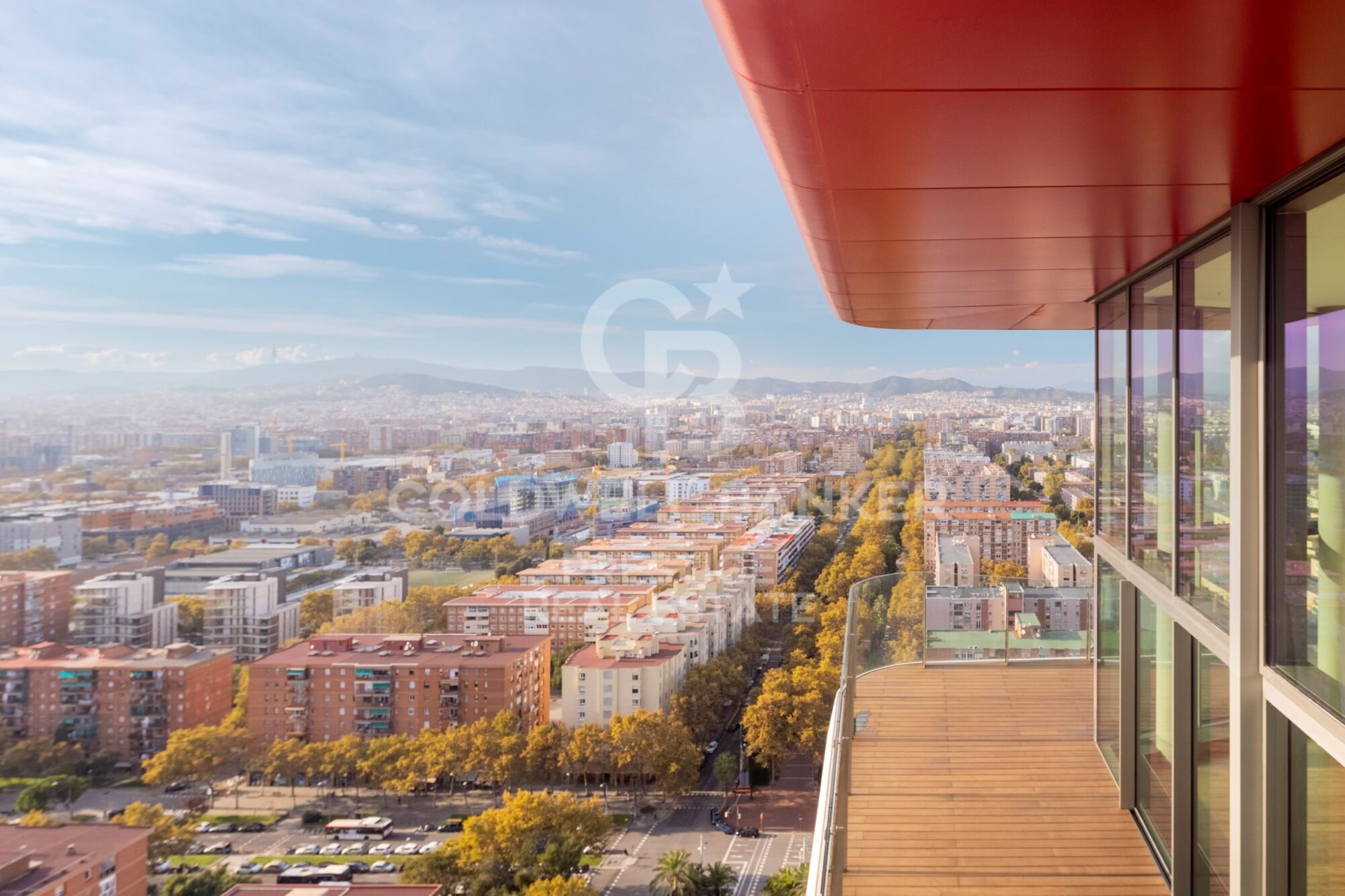 Piso con terraza de 57m2 en 14º