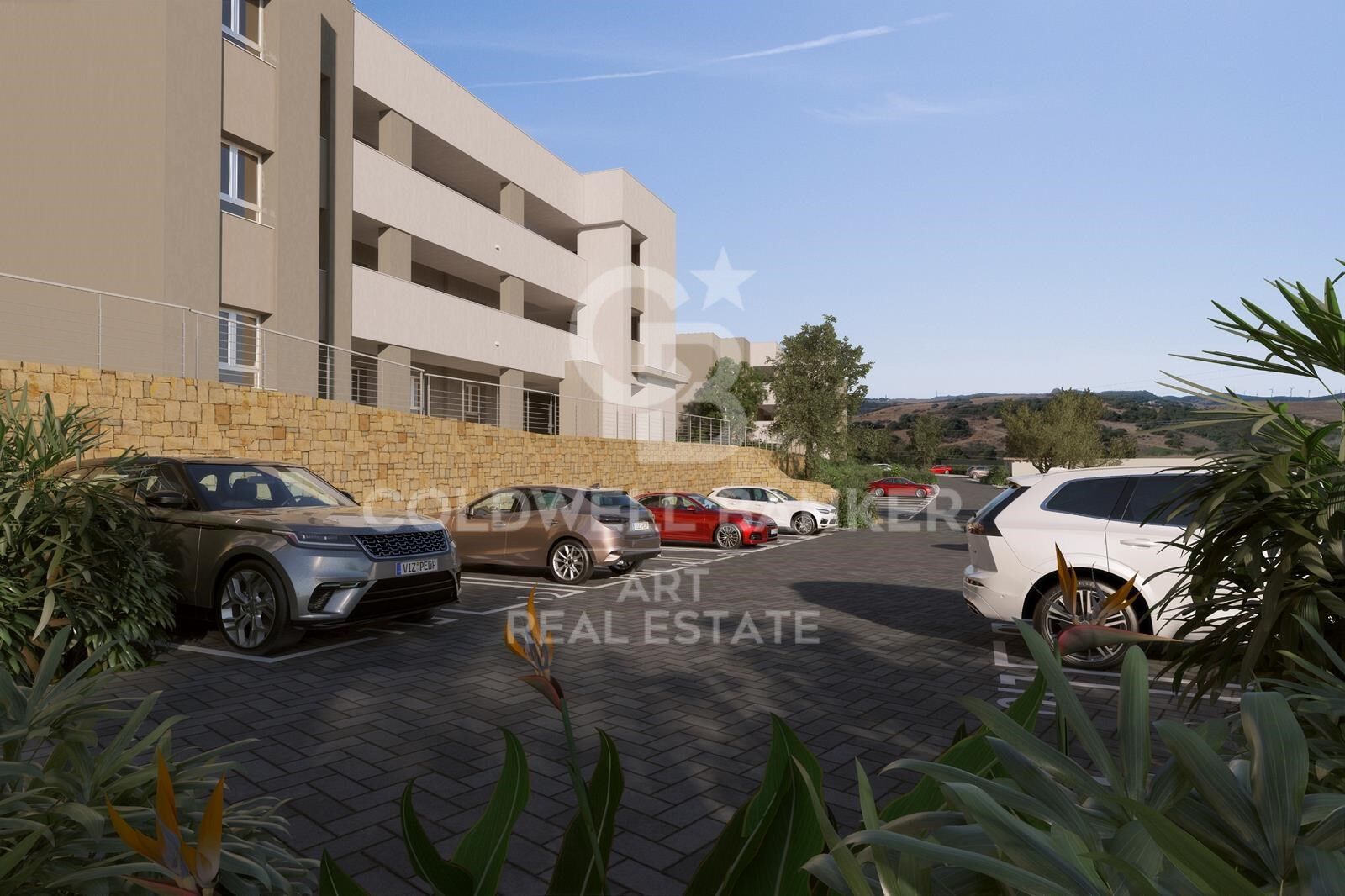 Luxury apartments next to the golf course in Estepona