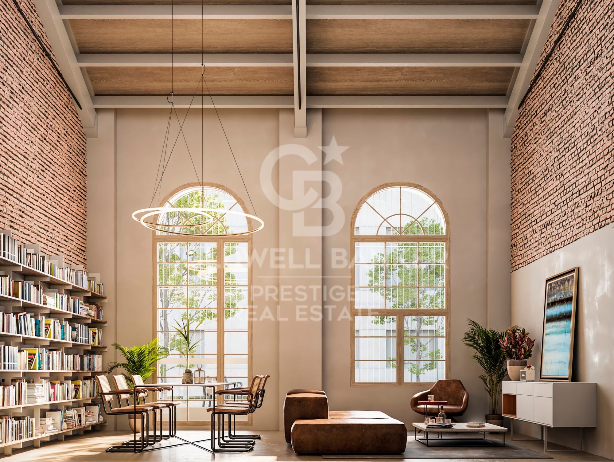 New development of 4 refurbished emblematic buildings with unique lofts for sale in Poblenou, Barcelona.