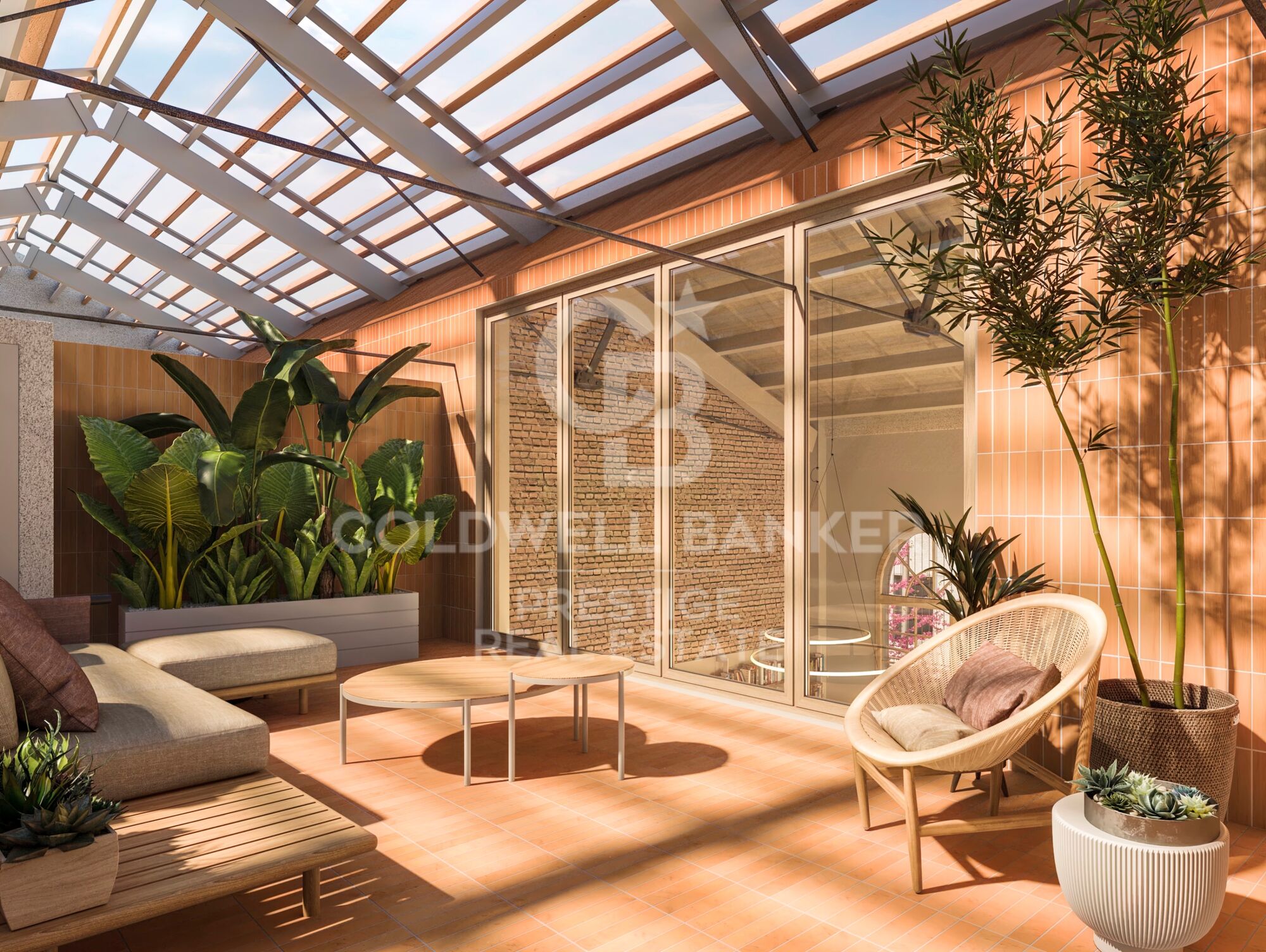 New development of 4 refurbished emblematic buildings with unique lofts for sale in Poblenou, Barcelona.