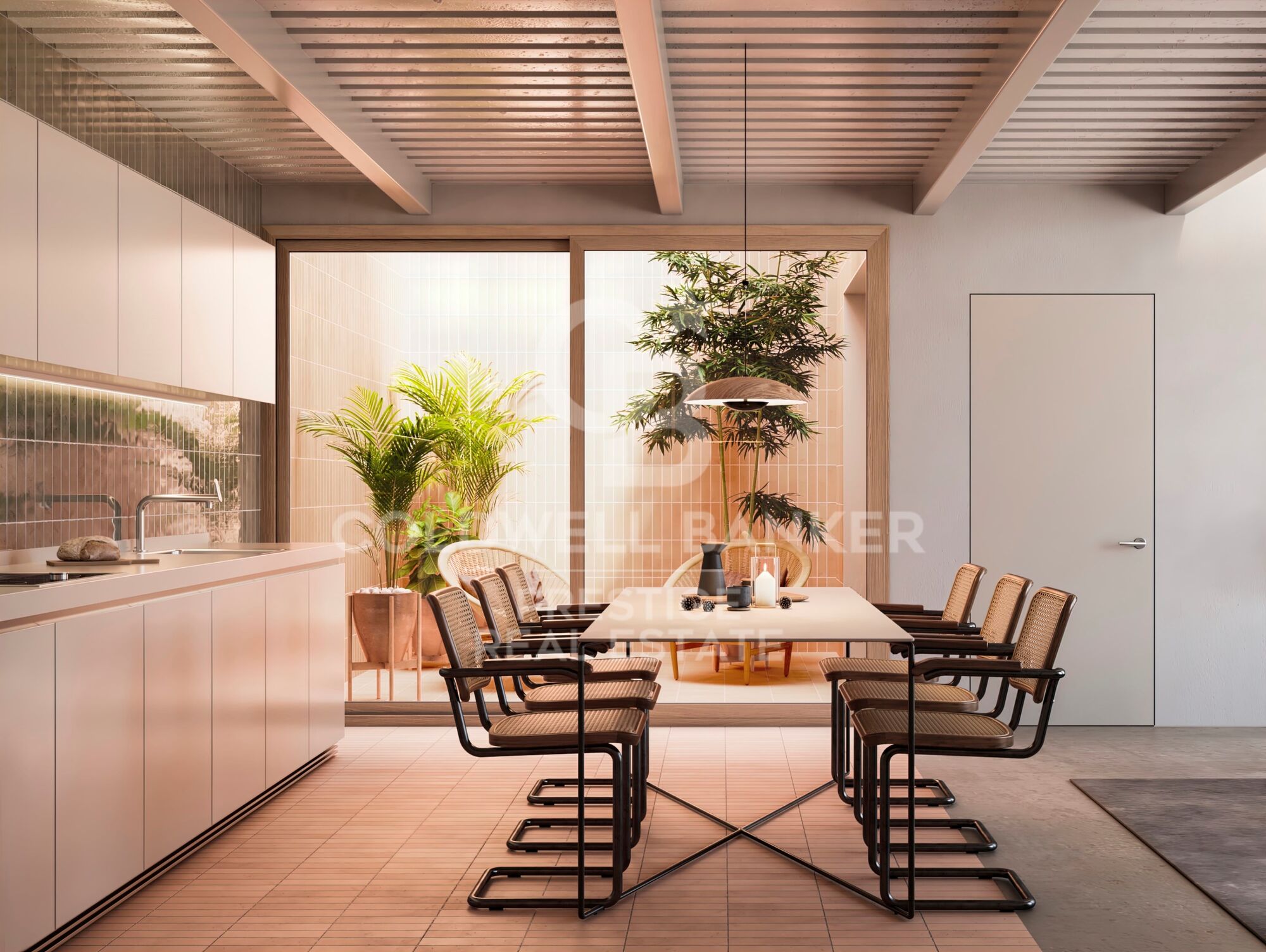 Tríplex de obra nueva de 2 dormitorios con terraza en Poblenou