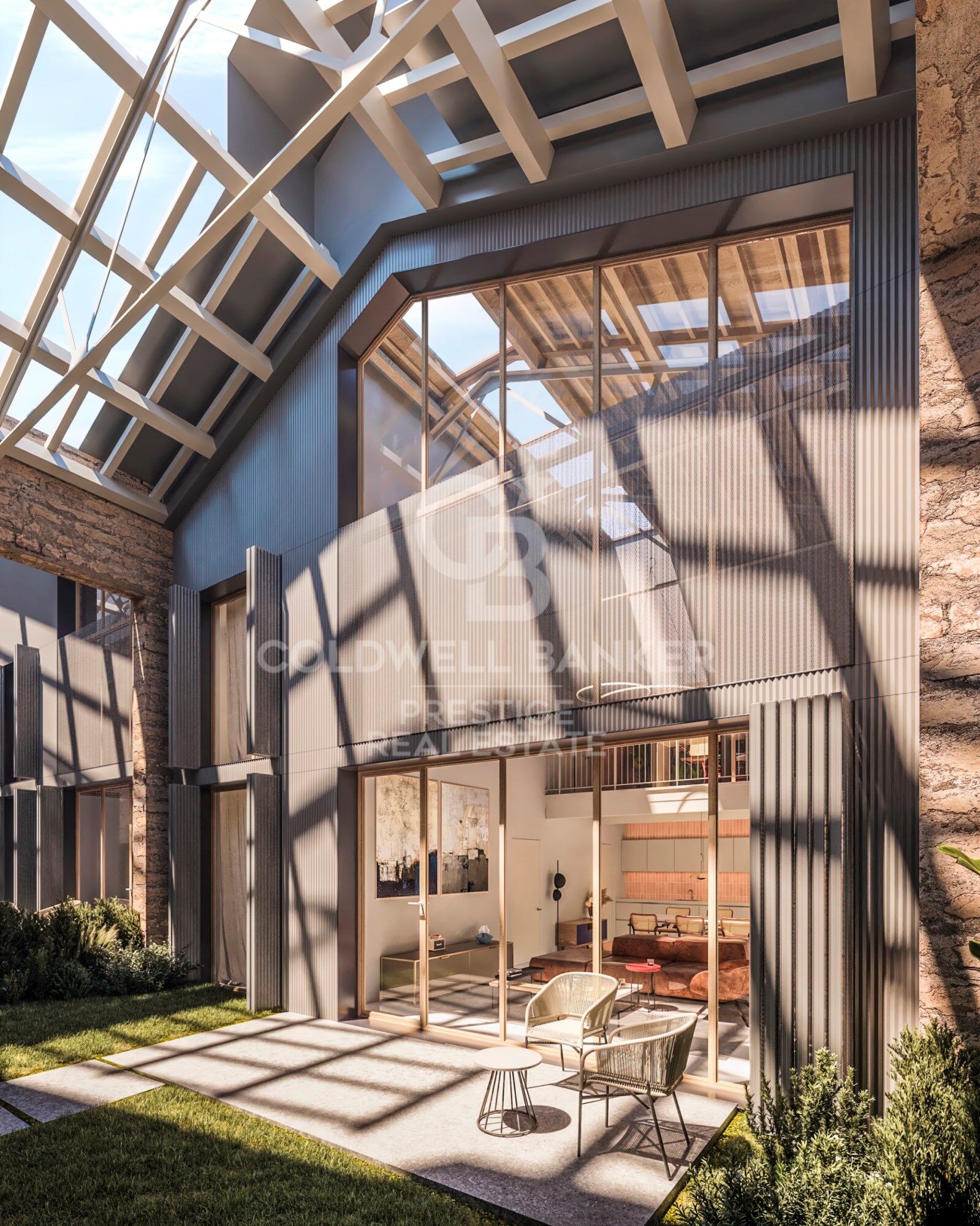 Duplex-Loft mit 2 Schlafzimmern zum Verkauf in einem renovierten Gebäude in Poblenou, Barcelona