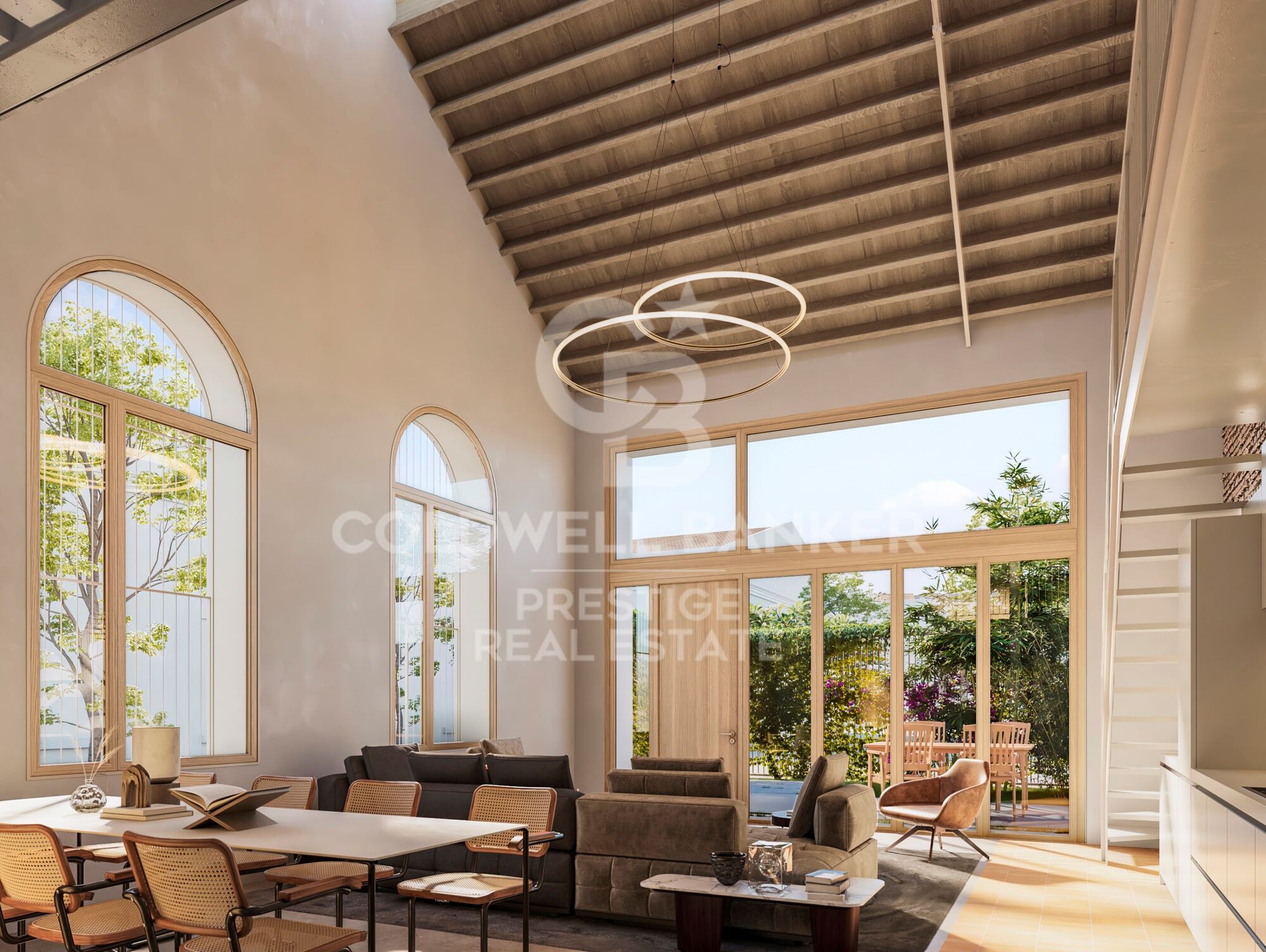 Dúplex tipo loft de 2 dormitorios en venta con terraza en un edificio rehabilitado en Poblenou, Barcelona