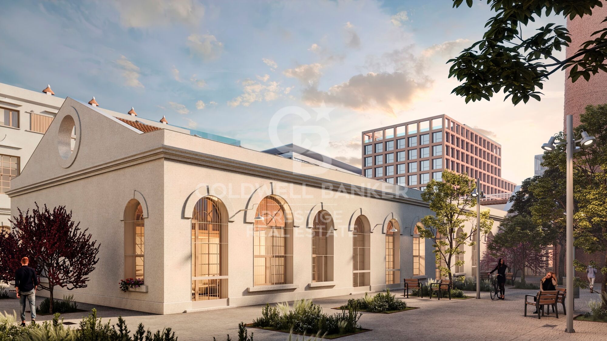 Dúplex tipo loft de 2 dormitorios en venta con terraza en un edificio rehabilitado en Poblenou, Barcelona