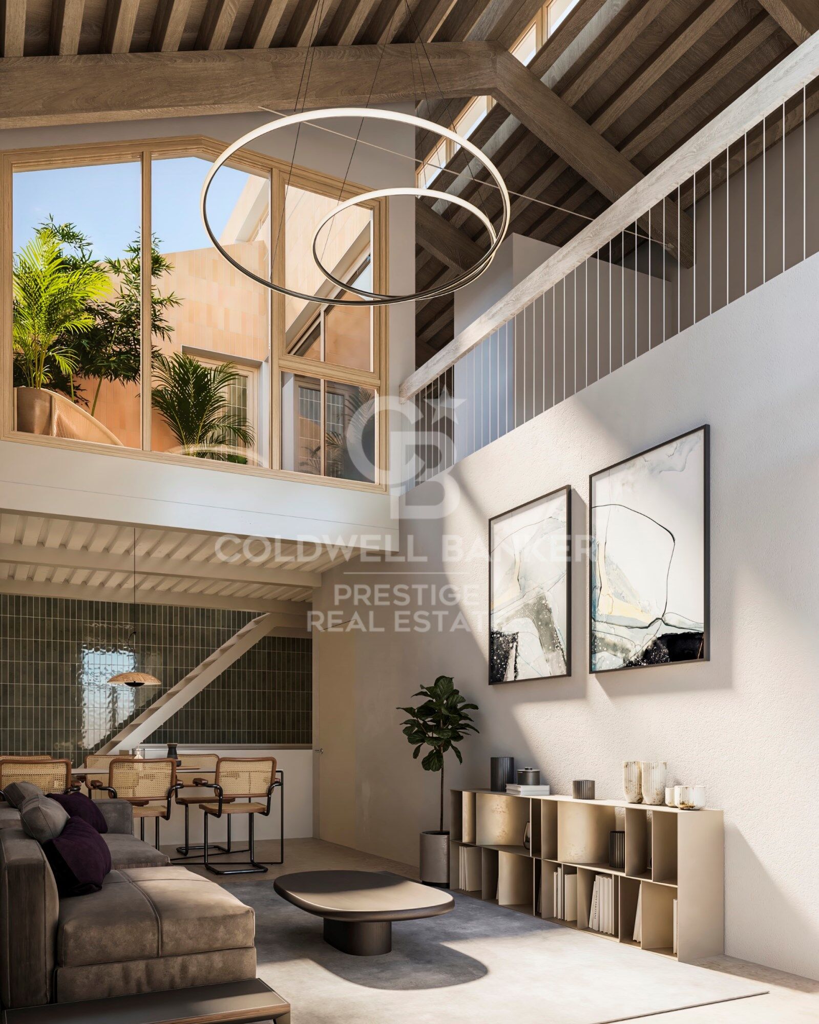 Dúplex tipo loft de 2 dormitorios en venta con terraza en un edificio rehabilitado en Poblenou, Barcelona