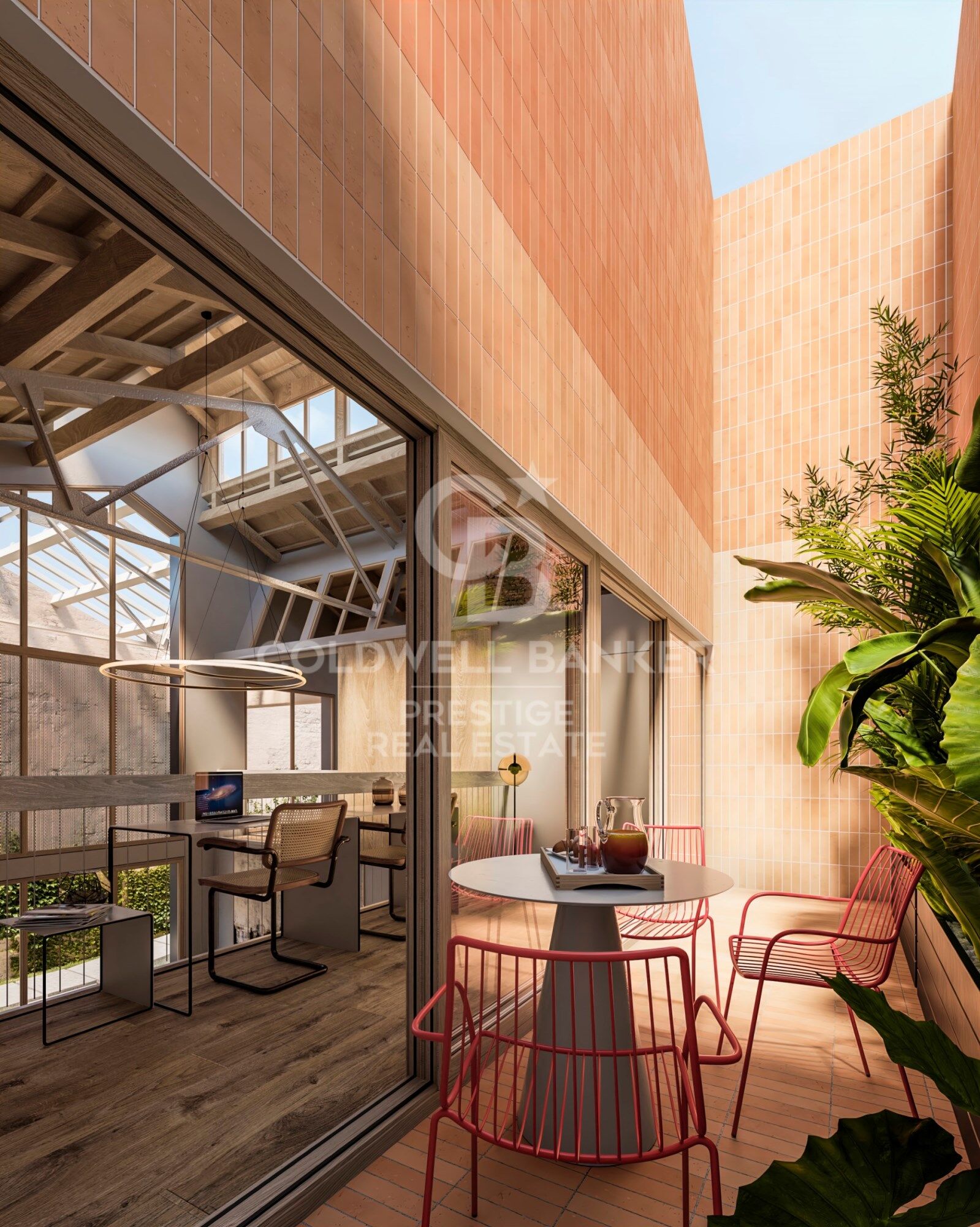 2 bedroom loft duplex for sale with terrace in a refurbished building in Poblenou, Barcelona