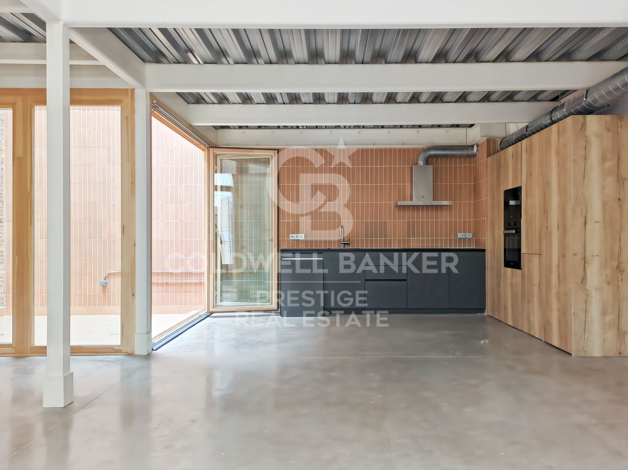 Neugebautes 2-Schlafzimmer-Triplex mit Terrasse in Poblenou